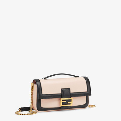 FENDI Pink and black nappa leather bag outlook