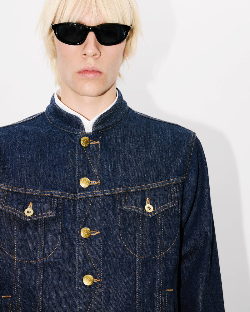 School boy jacket in japanese denim 6