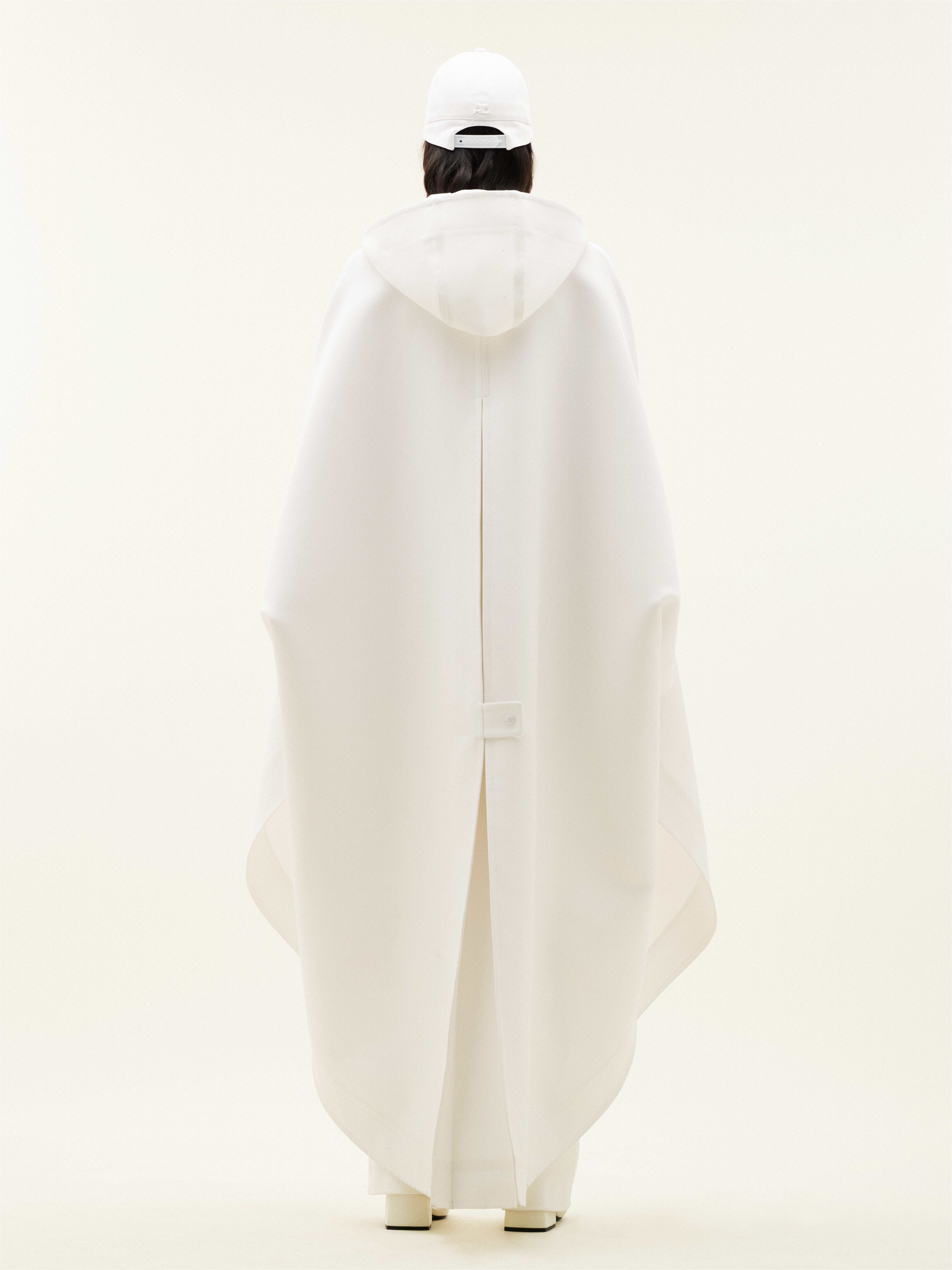 DOUBLE GABARDINE CAPE - 4