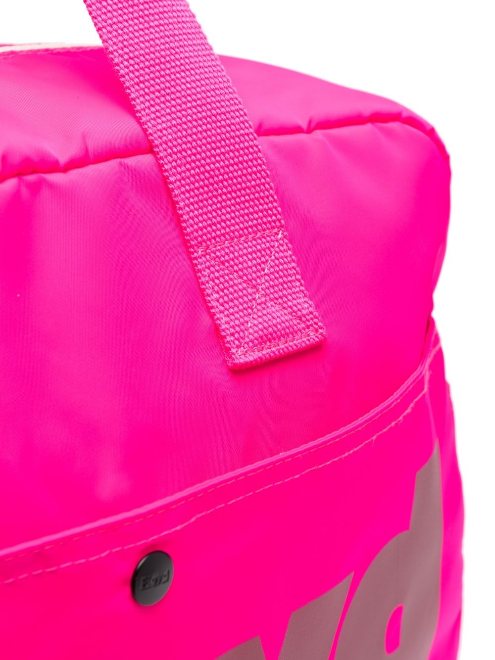 logo-print zipped holdall - 3