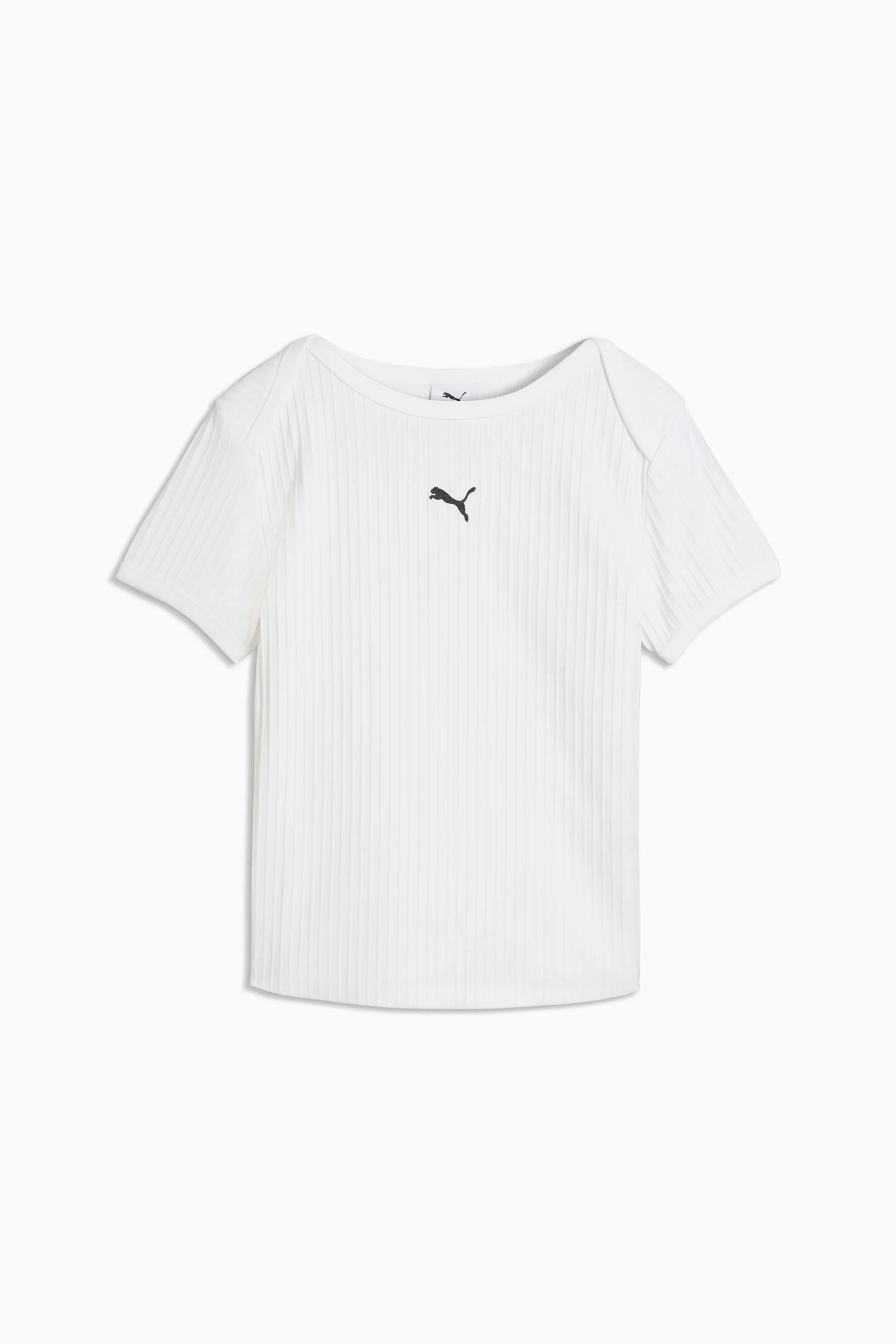 PUMA Essentials Women's Ribbed Slim Tee - 1