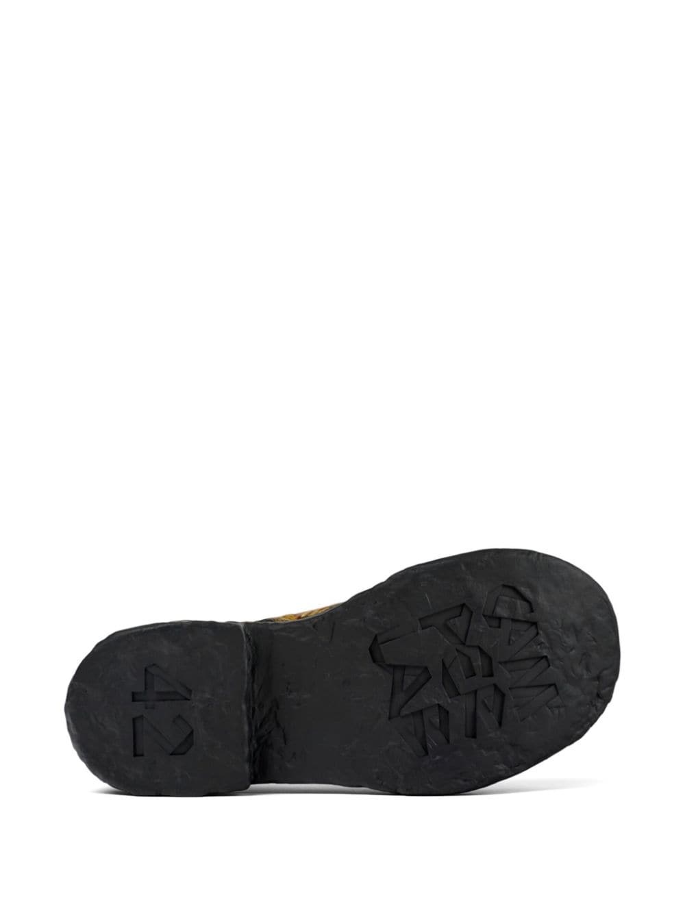 Vamonos croc-effect leather loafers - 5