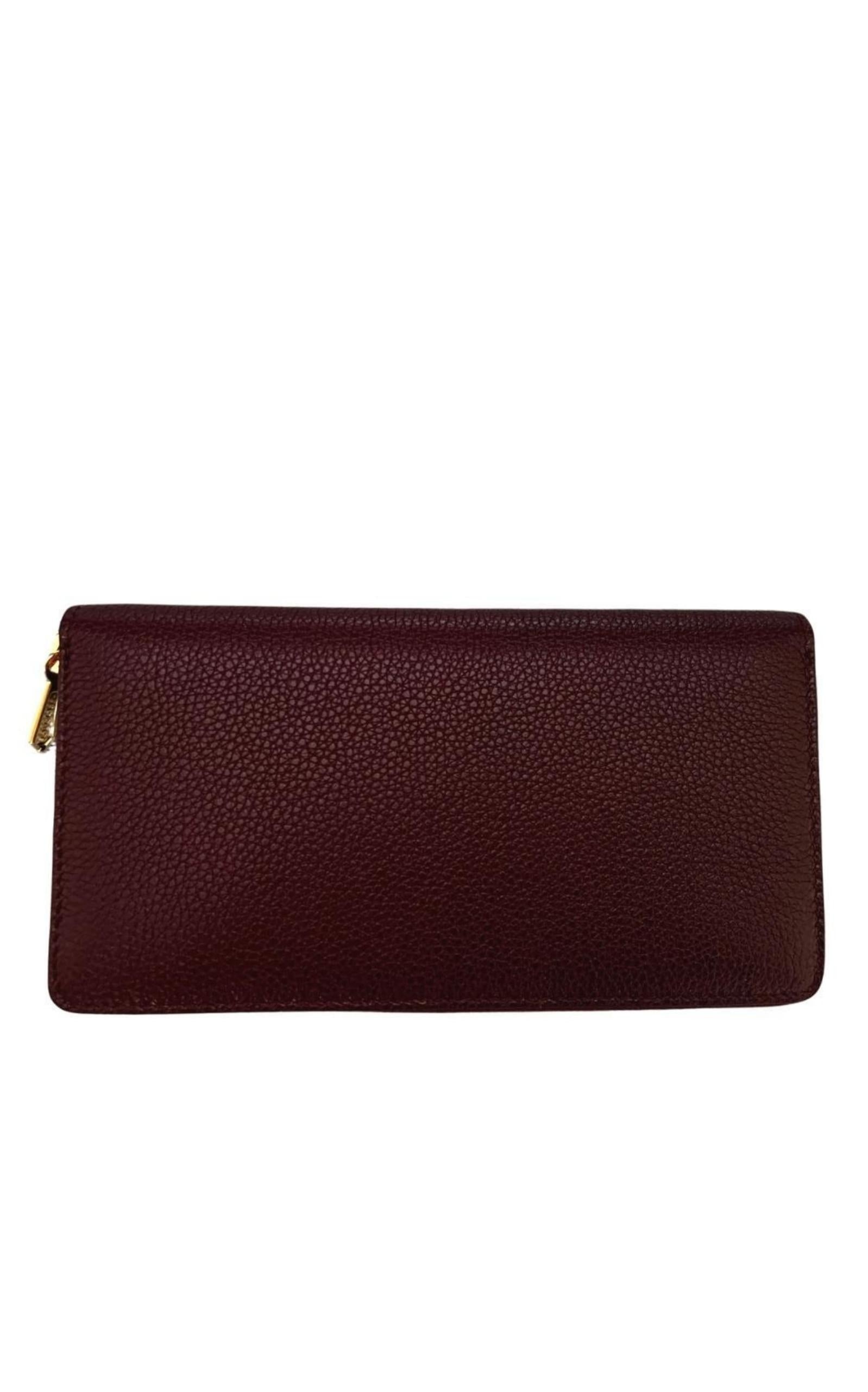Zumi Burgundy Zip Around Wallet - 2