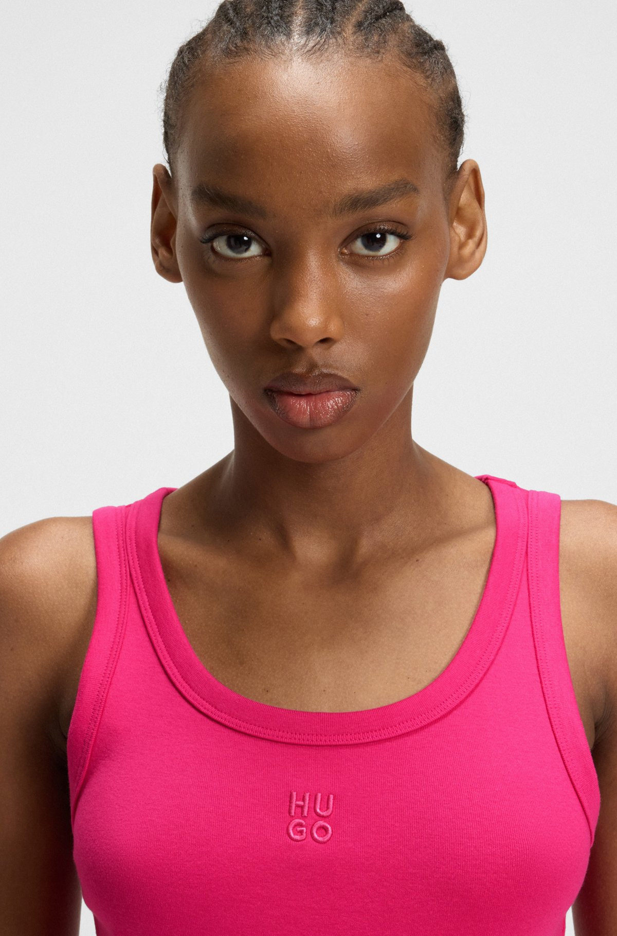 TANK TOP WITH STACKED LOGO - 5