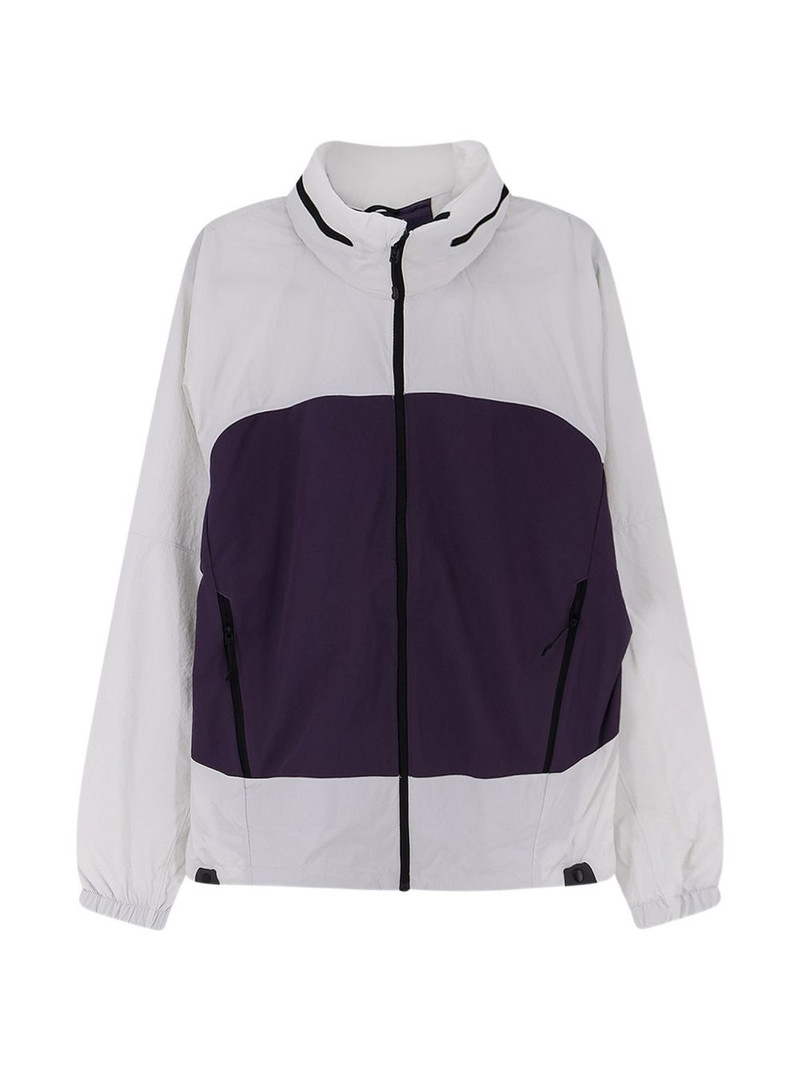 HKe Utility logo print relaxed fit jacket 1