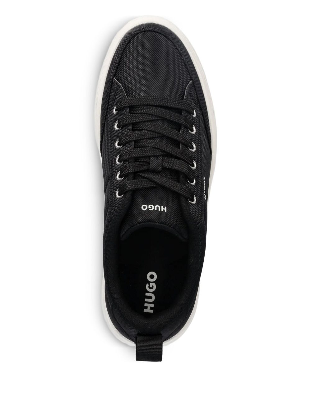 lace-up platform sneakers - 4