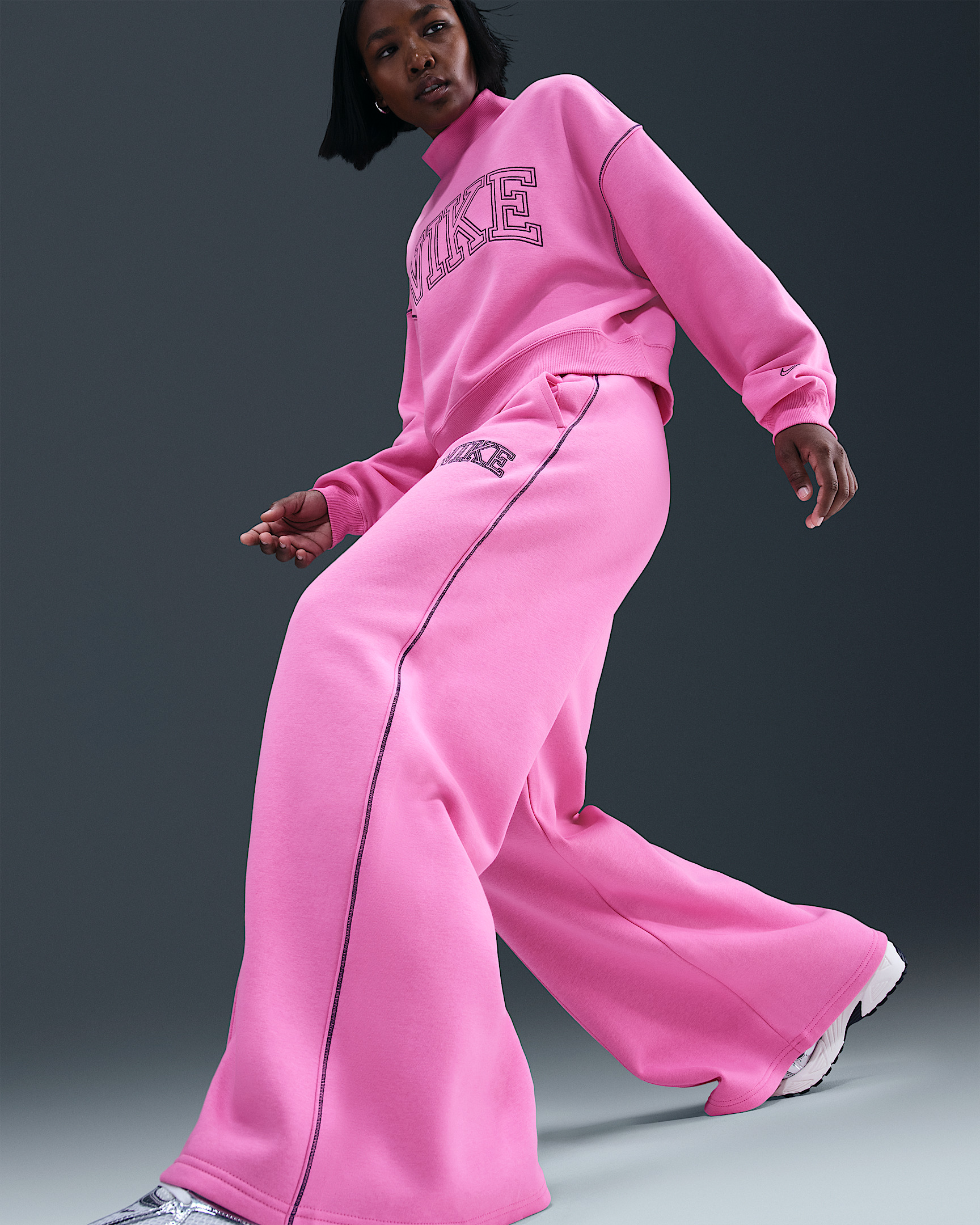 Nike Sportswear Phoenix Fleece Women's Wide-Leg Sweatpants - 5