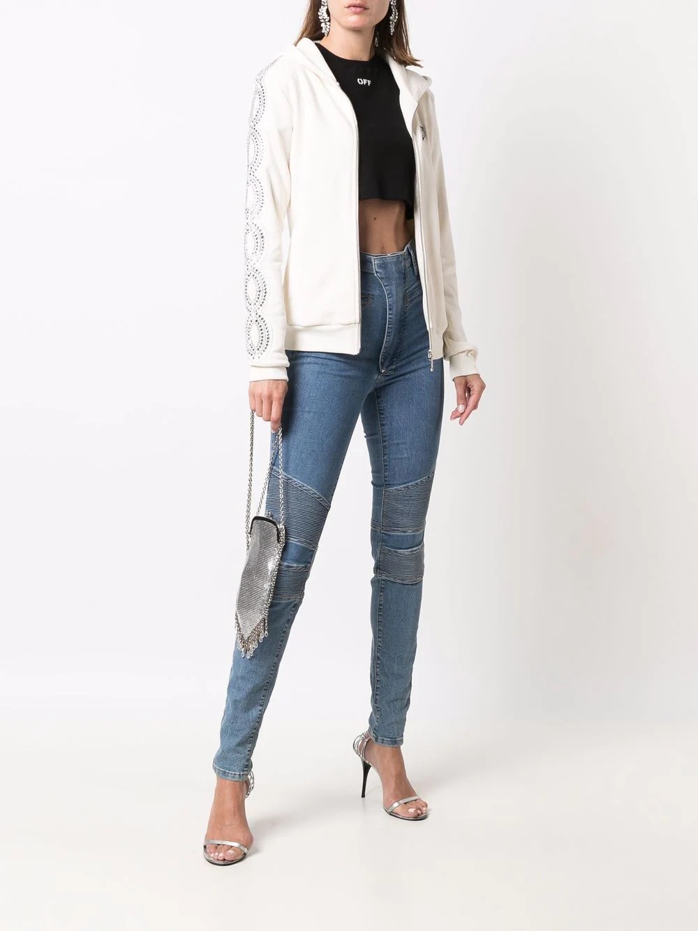 Iconic high waist biker jeans - 2