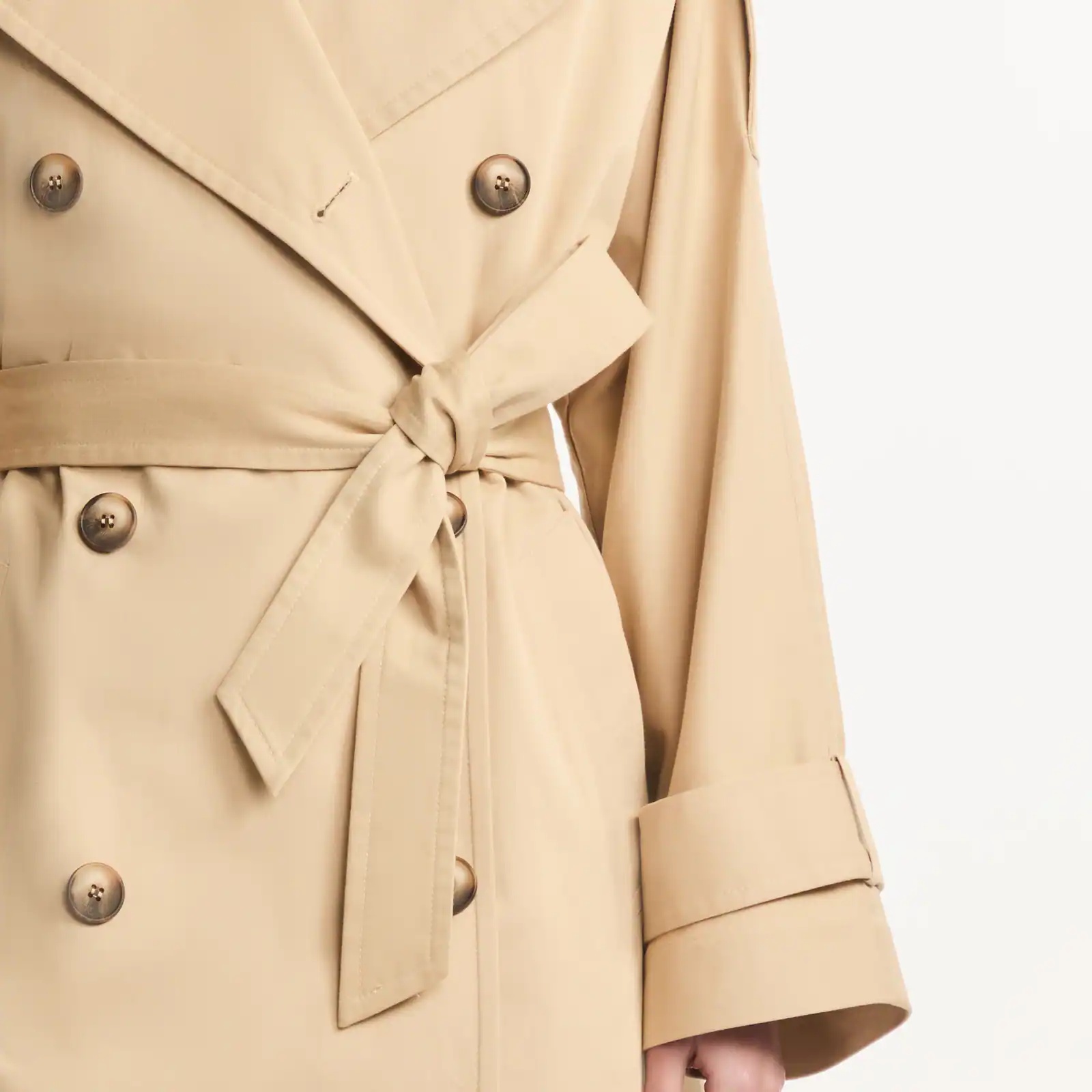 Trench coat in gabardine - 8