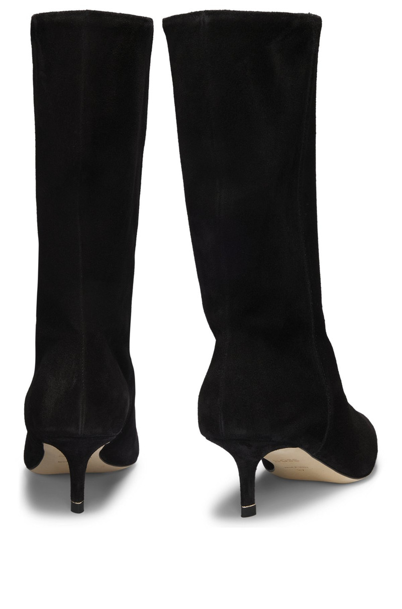 SUEDE BOOTS WITH DOUBLE B MONOGRAM 6