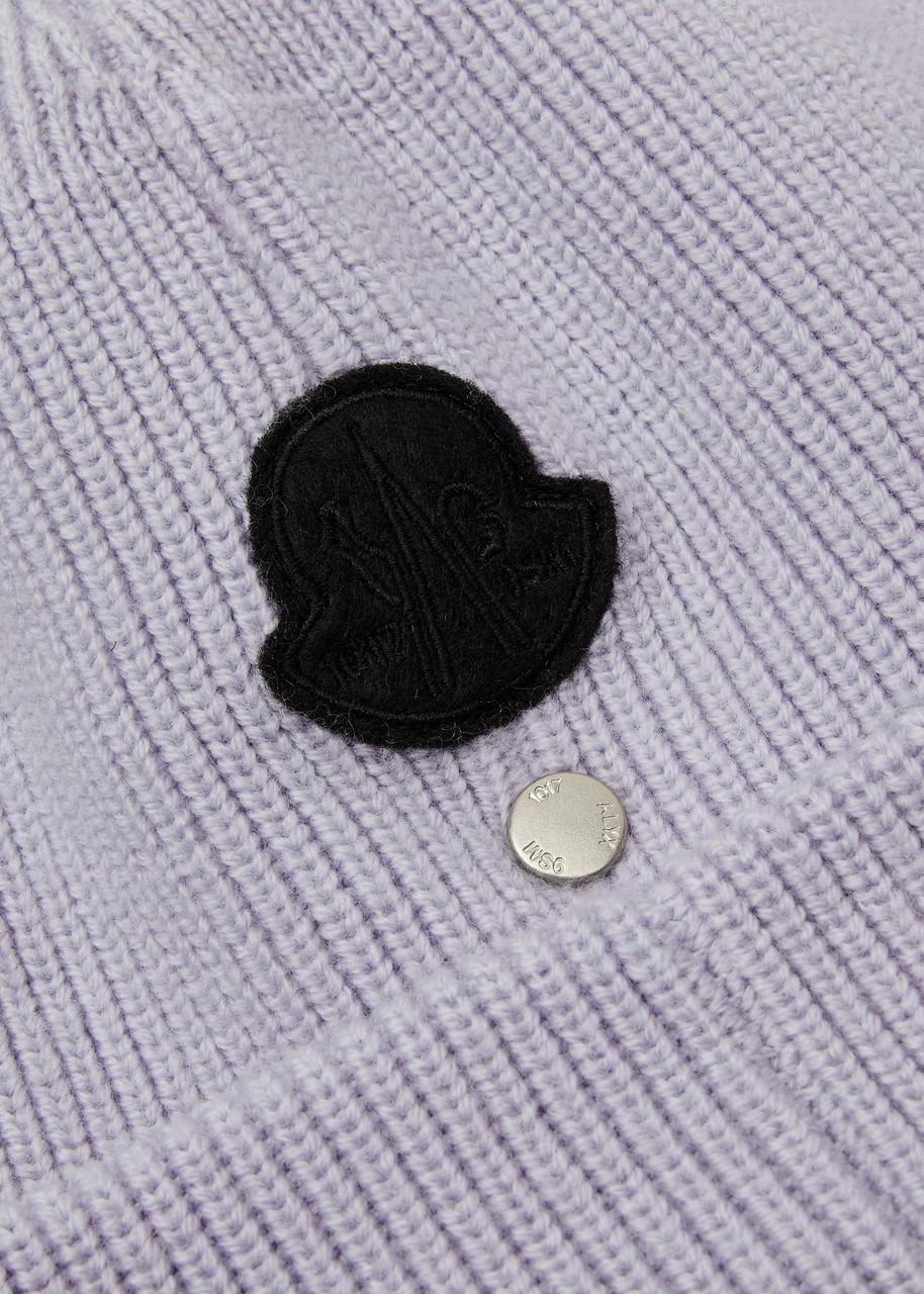 6 Moncler 1017 ribbed wool beanie - 4