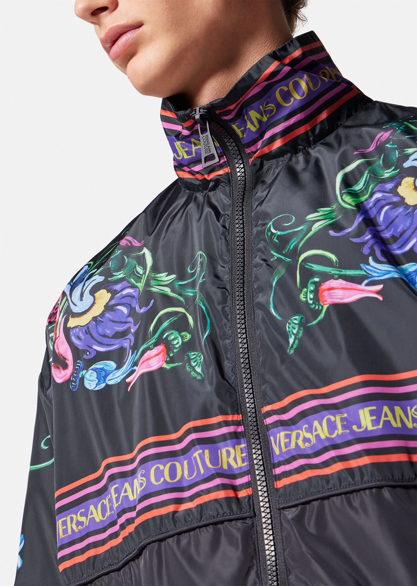 V-Emblem Garden Zip Jacket - 5