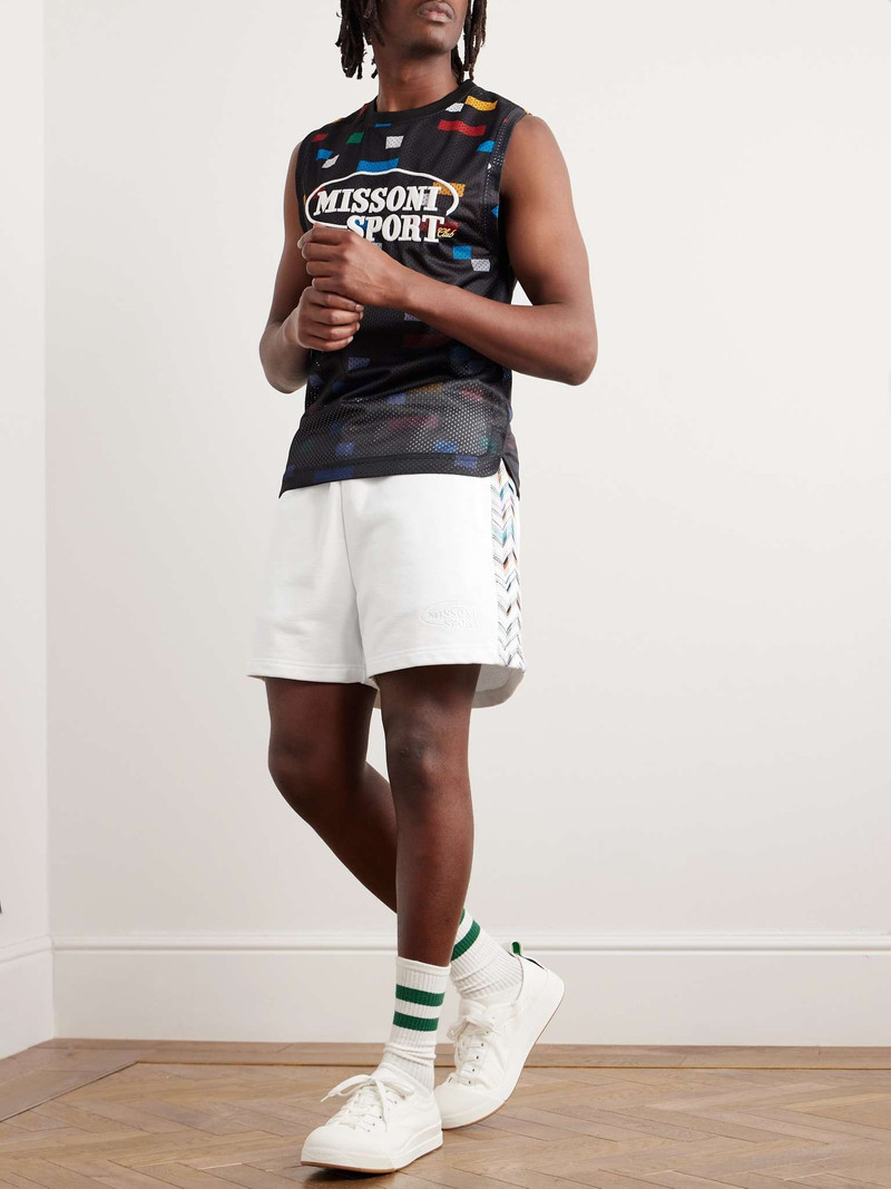 Missoni Logo-Embroidered Cotton-Jersey Shorts outlook
