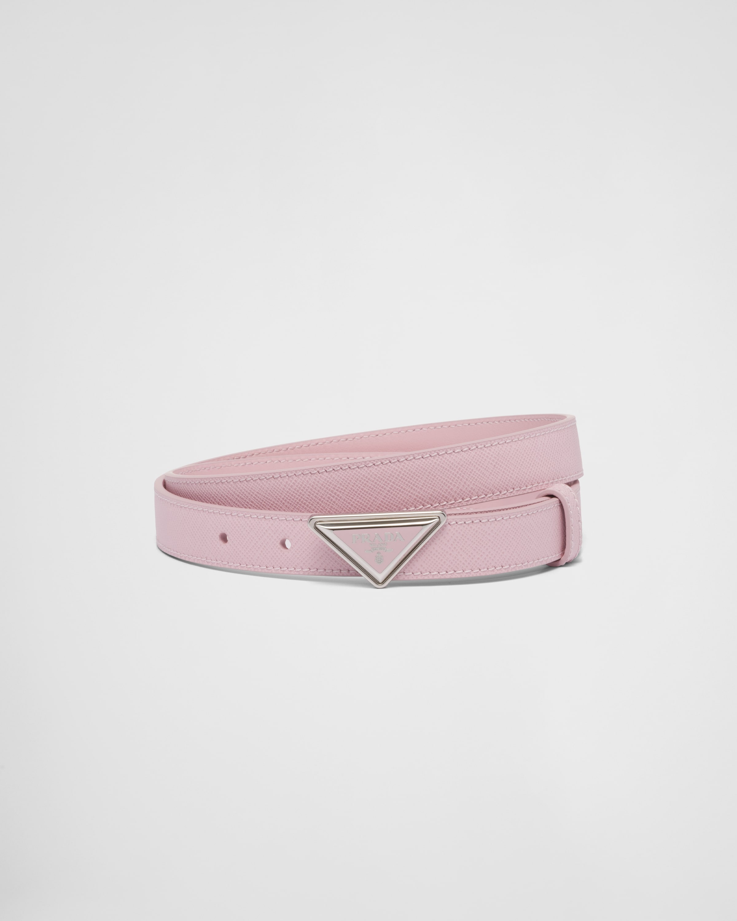 Saffiano leather belt - 1