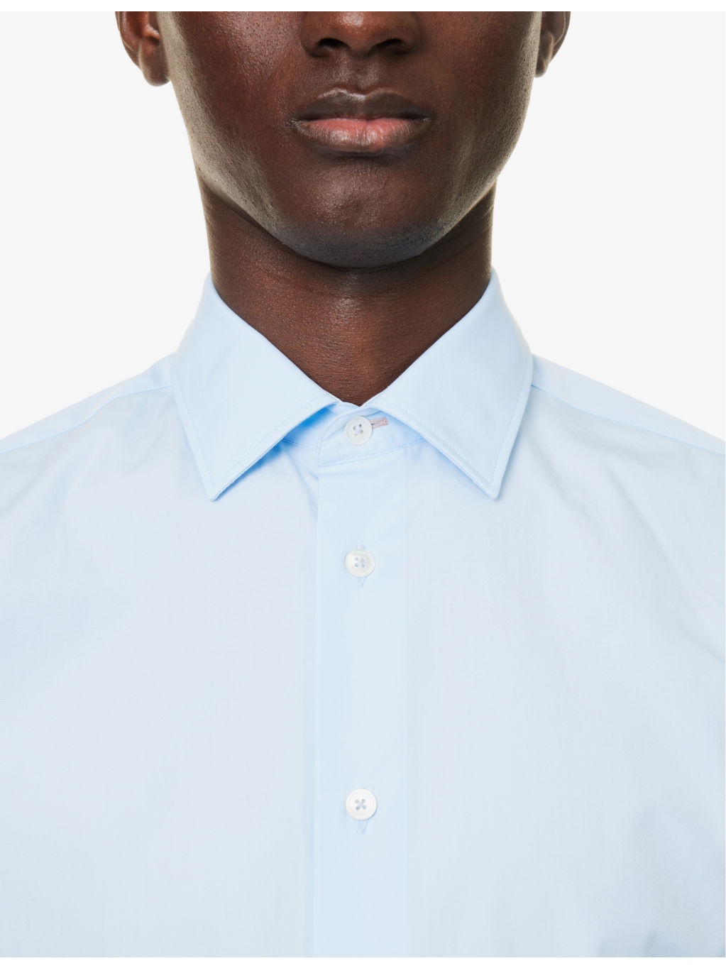 Tailored-fit cotton shirt - 5