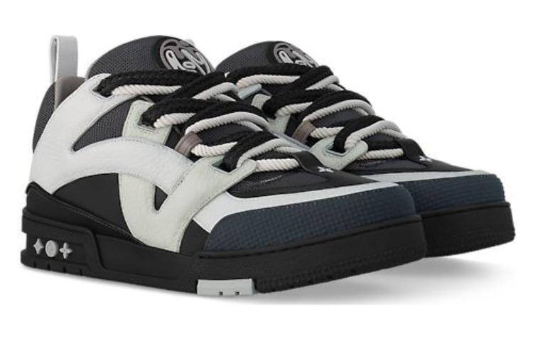 LOUIS VUITTON LV Skate Sneakers 'Black White' 1ABZ45 - 2