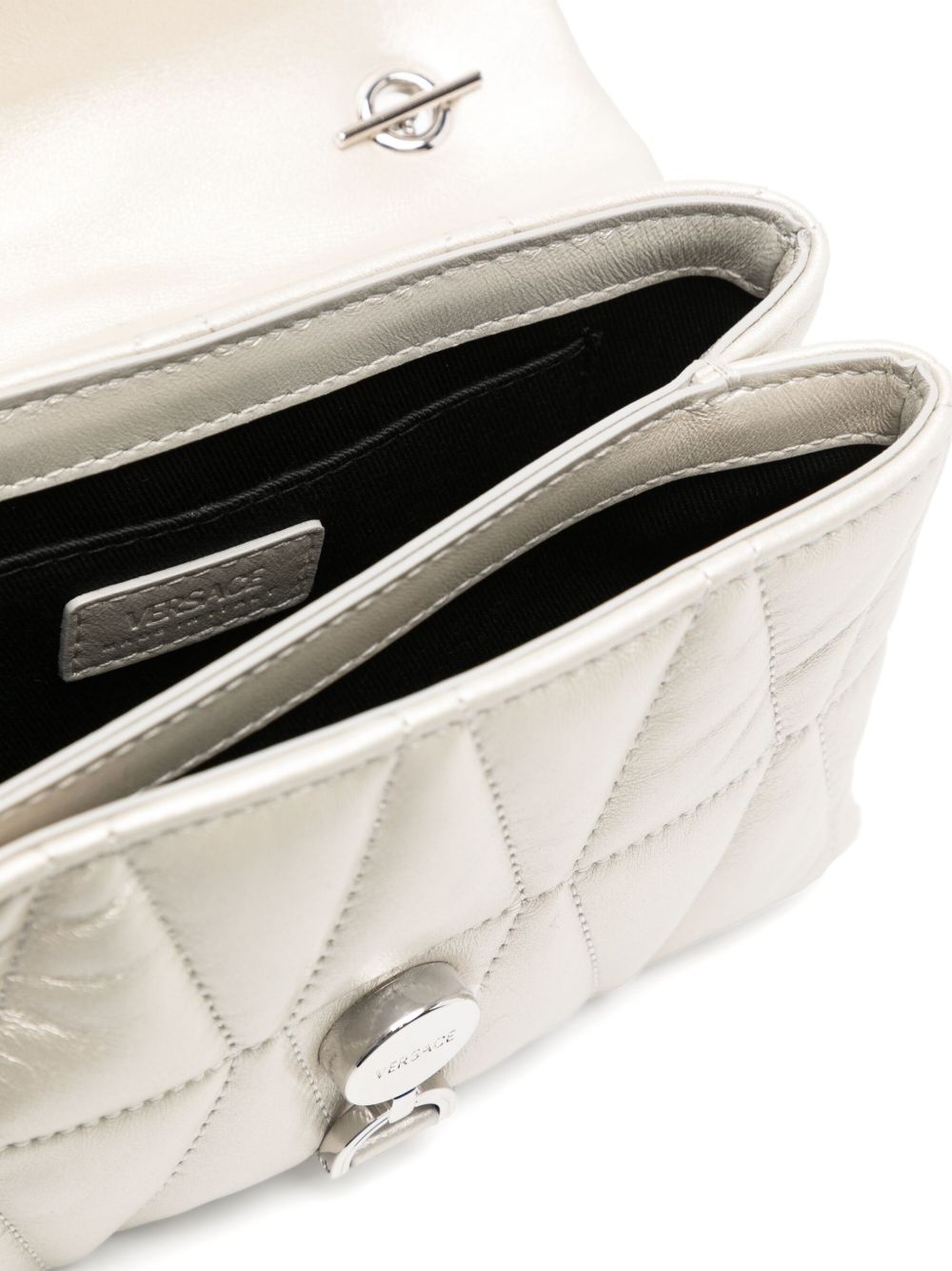 Kleio metallic quilted mini bag - 5