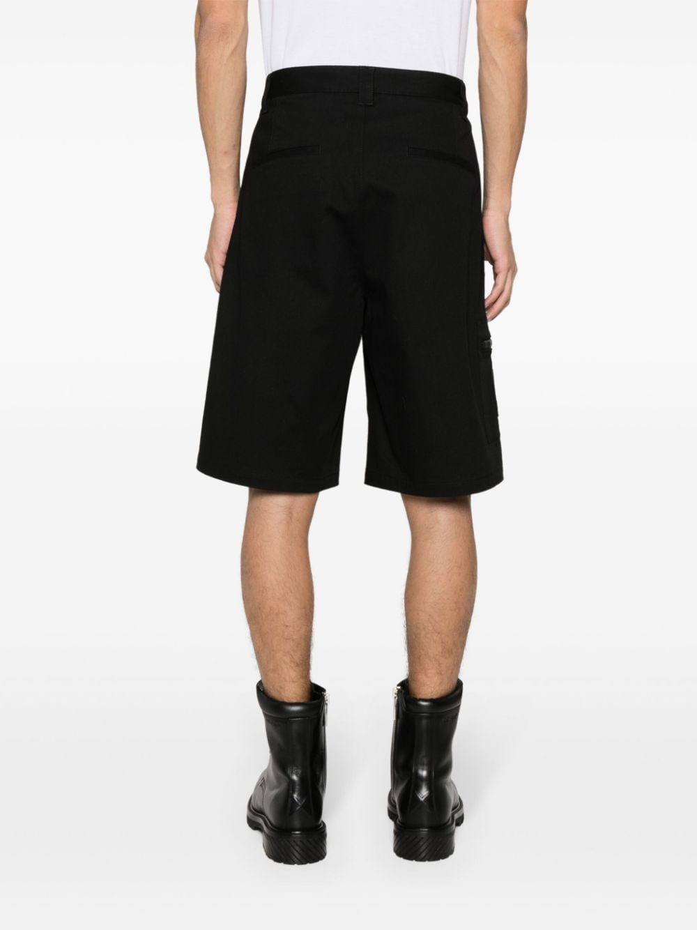 logo-appliquÃ© bermuda shorts - 4