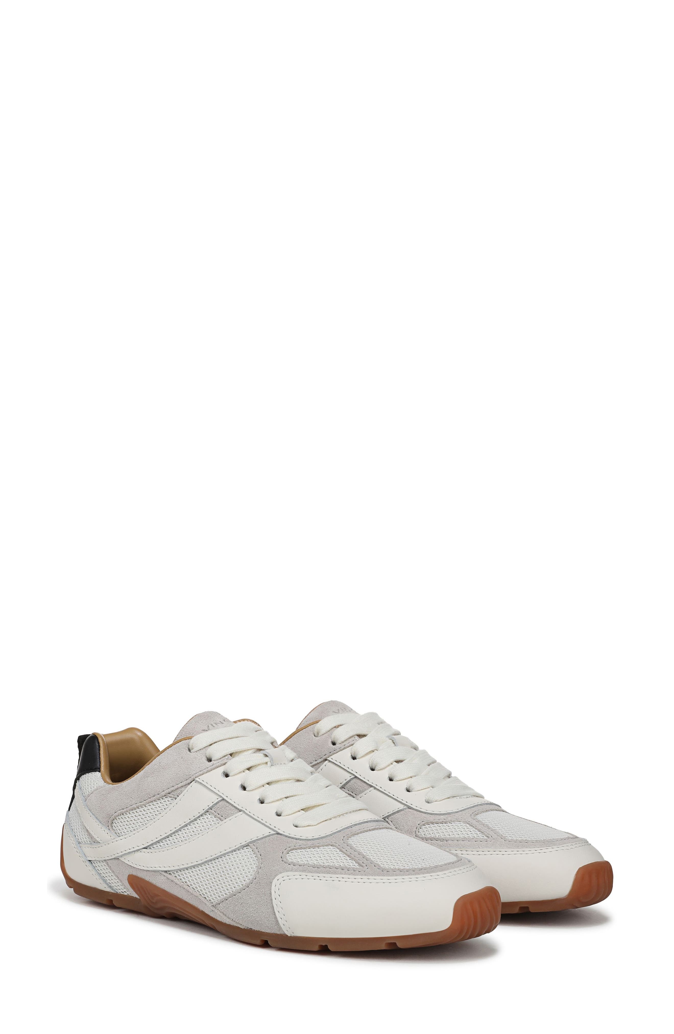 Vince Mojave Trainer Sneaker in Milk/Horchata/Black at Nordstrom - 9