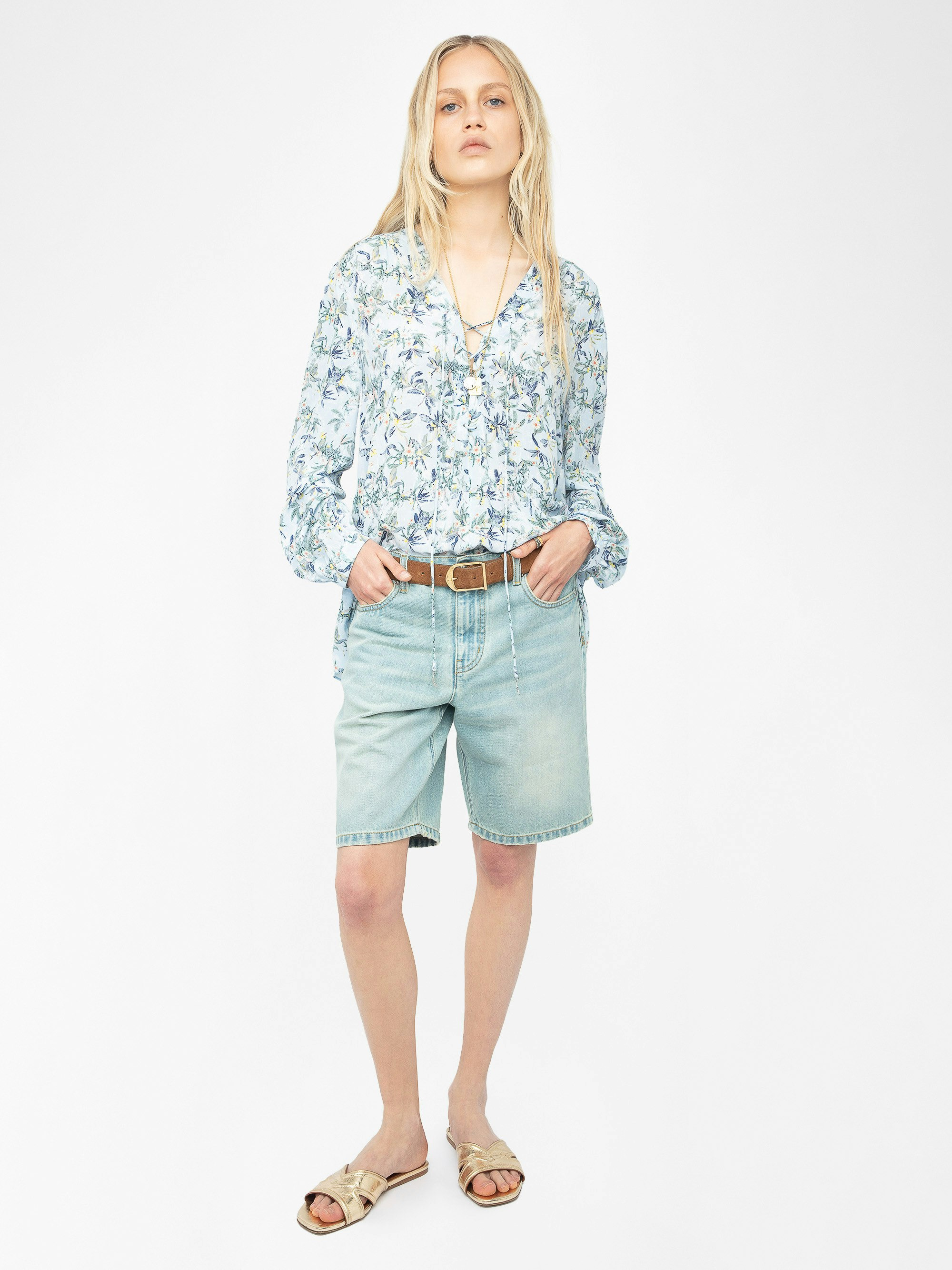 Tamela Floral Tunic Blouse - 4