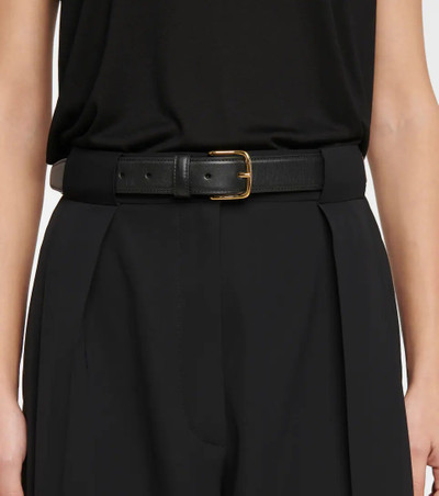 The Row Classic leather belt outlook