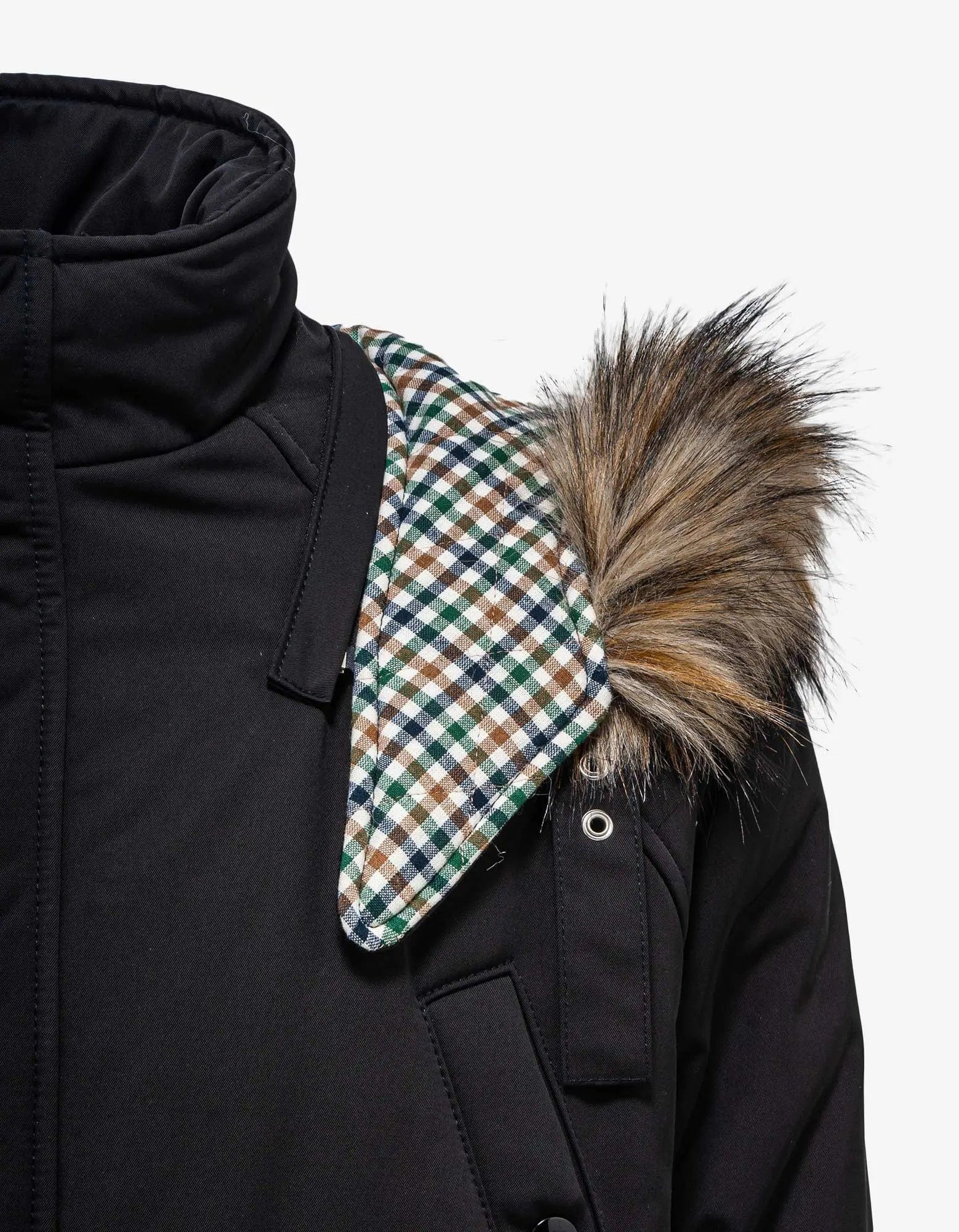 Kenzo Black Winter Parka - 8