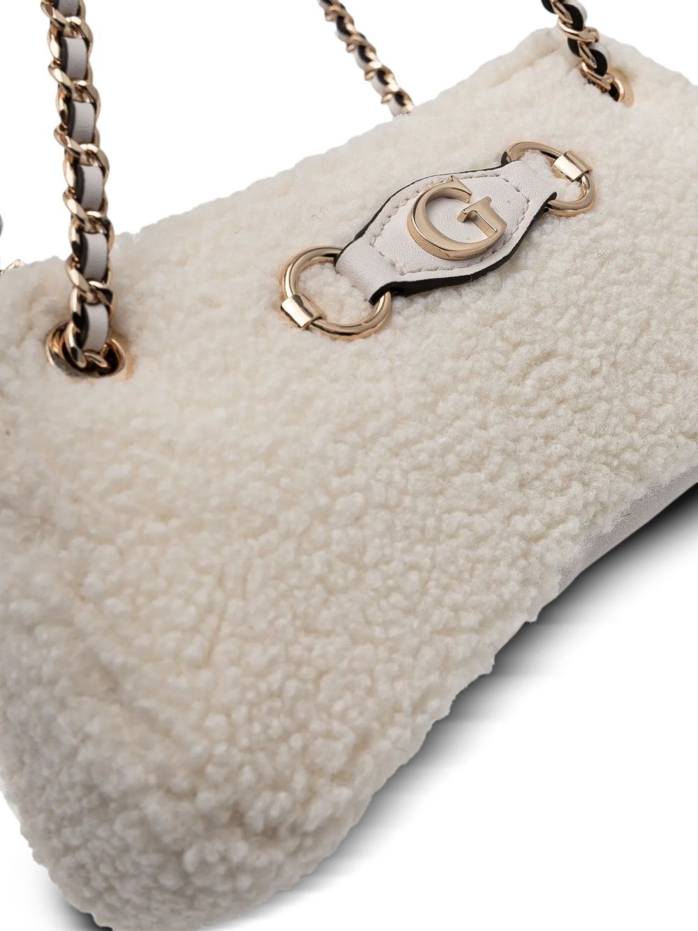 faux-fur shoulder bag - 4