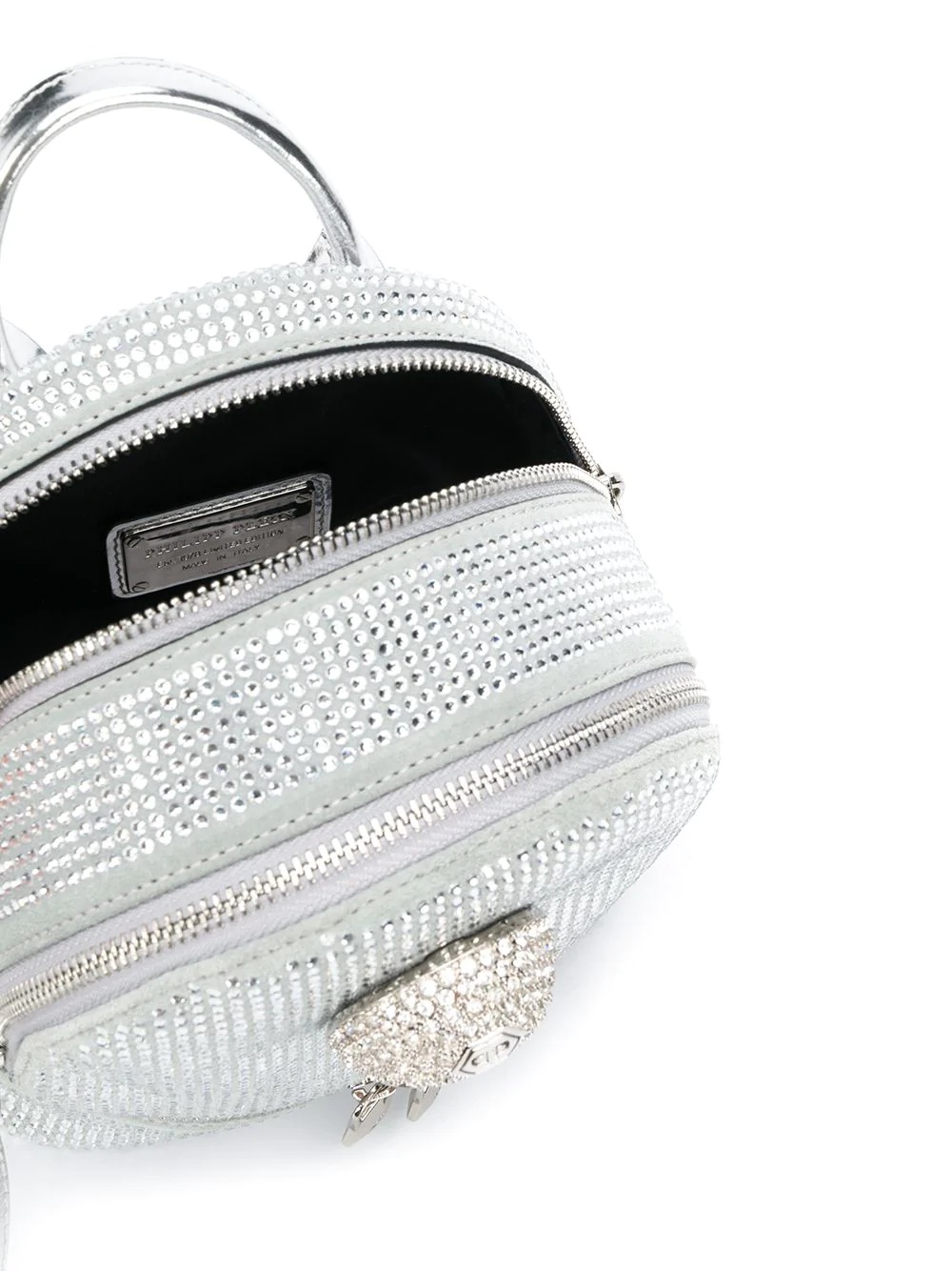 crystal-embellished backpack - 5