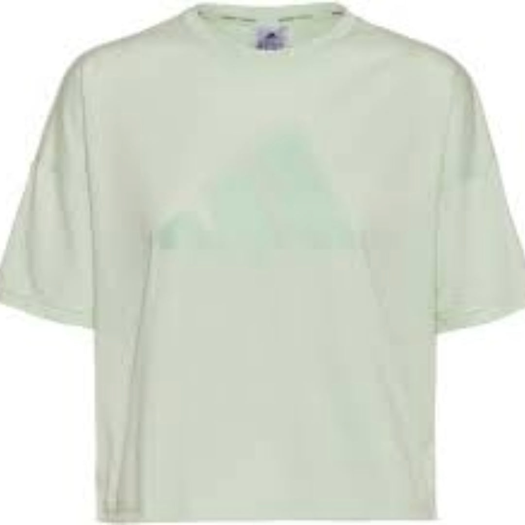 (WMNS) adidas Train Icons 3 BAR T-Shirt 'Teal Asia Sizing HK6963 - 1