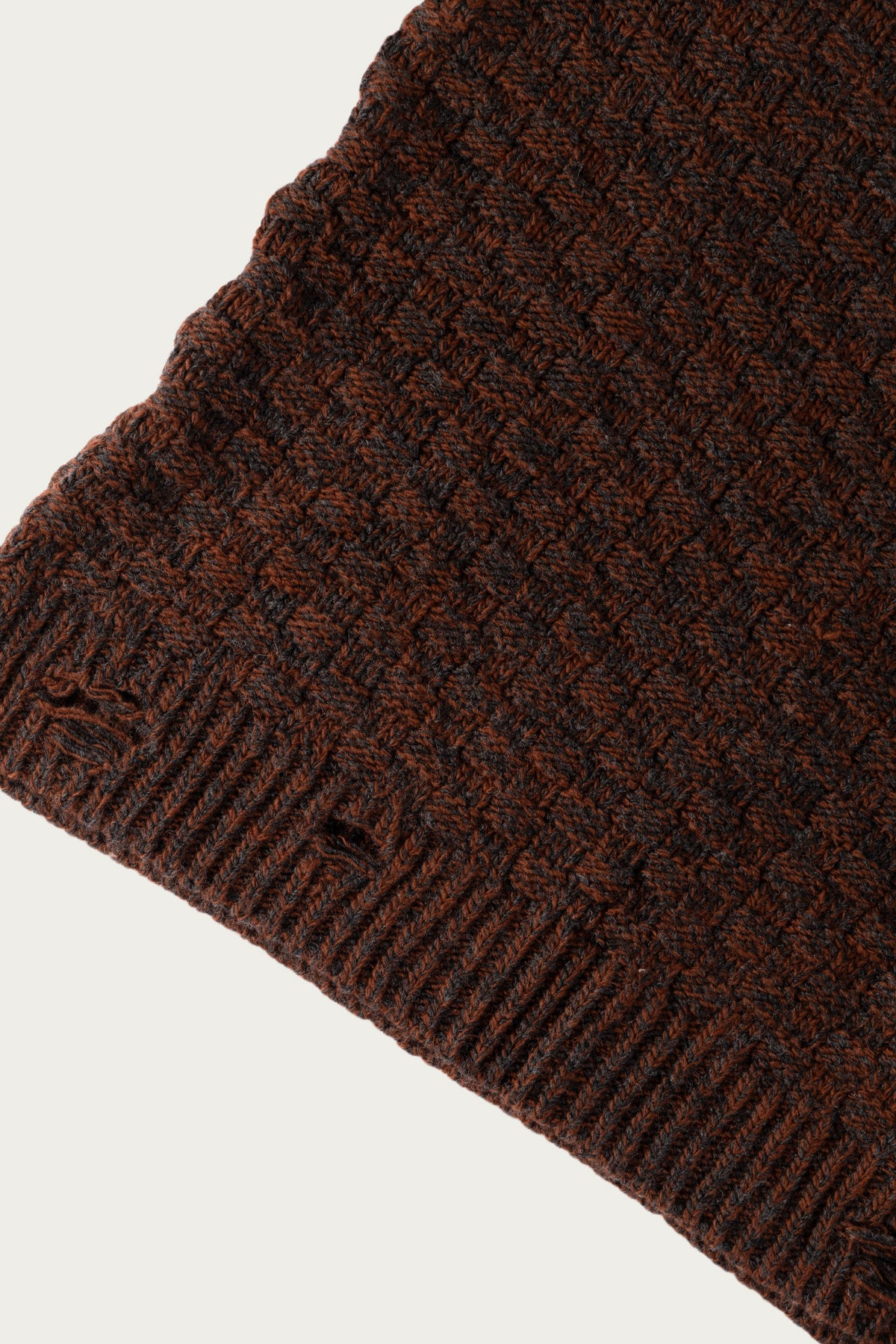 Patterned Sweater - Grey/Orange - 3