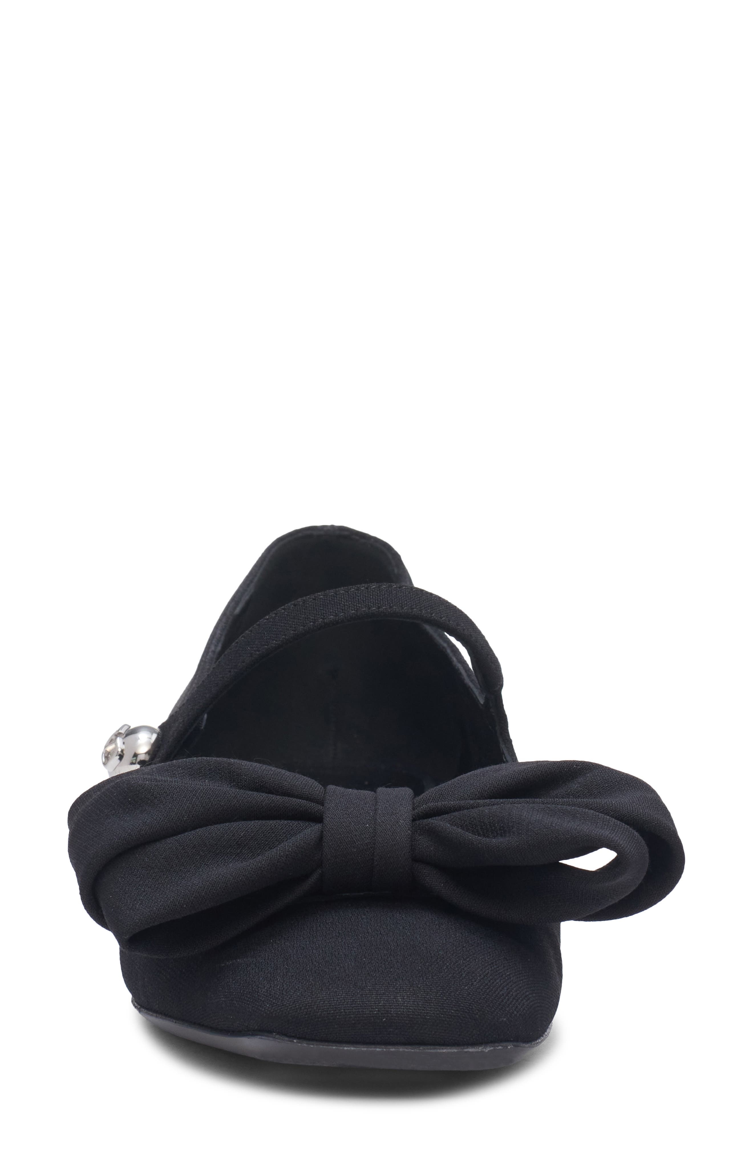 Valentino Garavani Bow Mary Jane Flat in Nero at Nordstrom - 4
