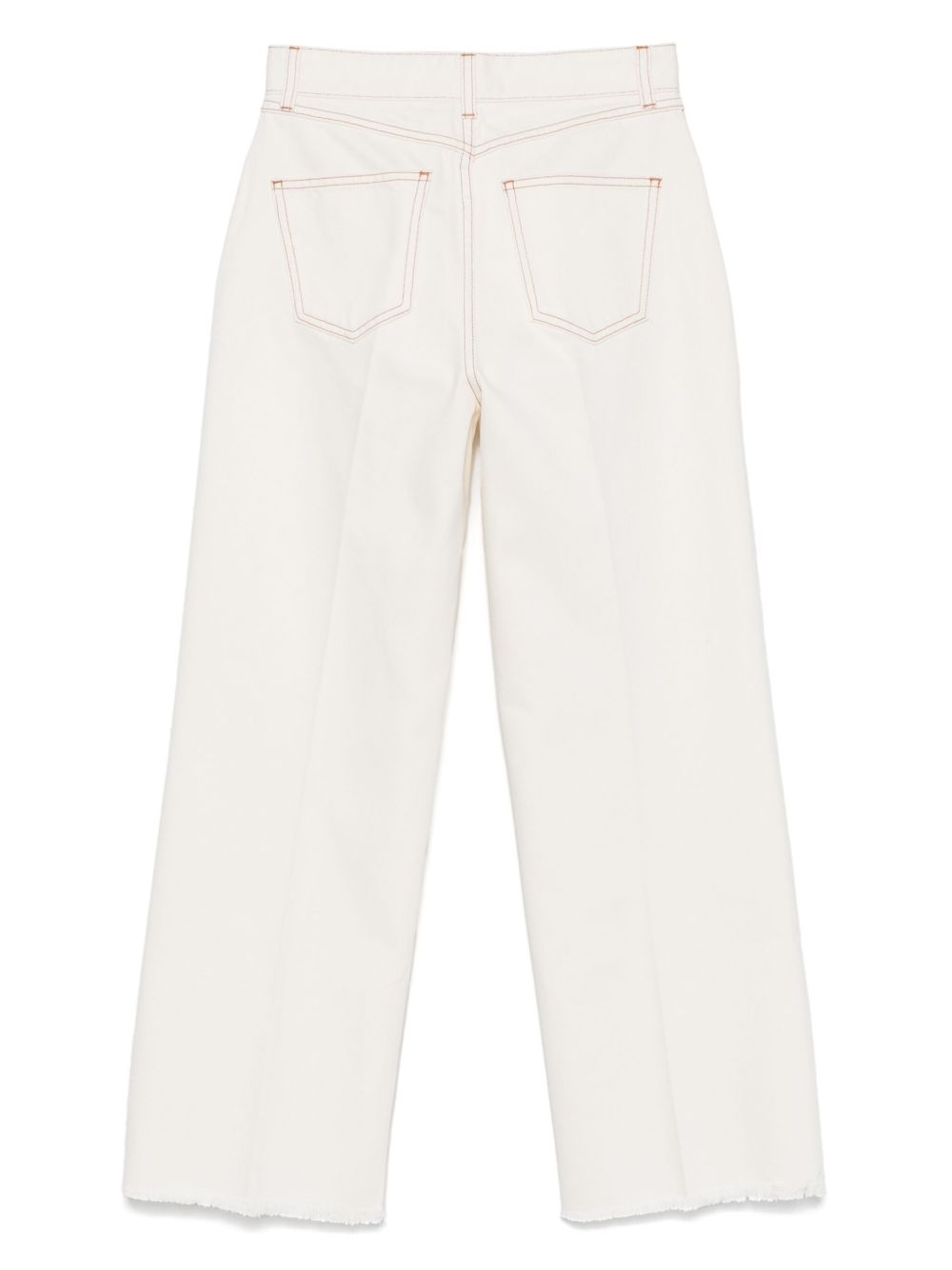 frayed-edges jeans - 2
