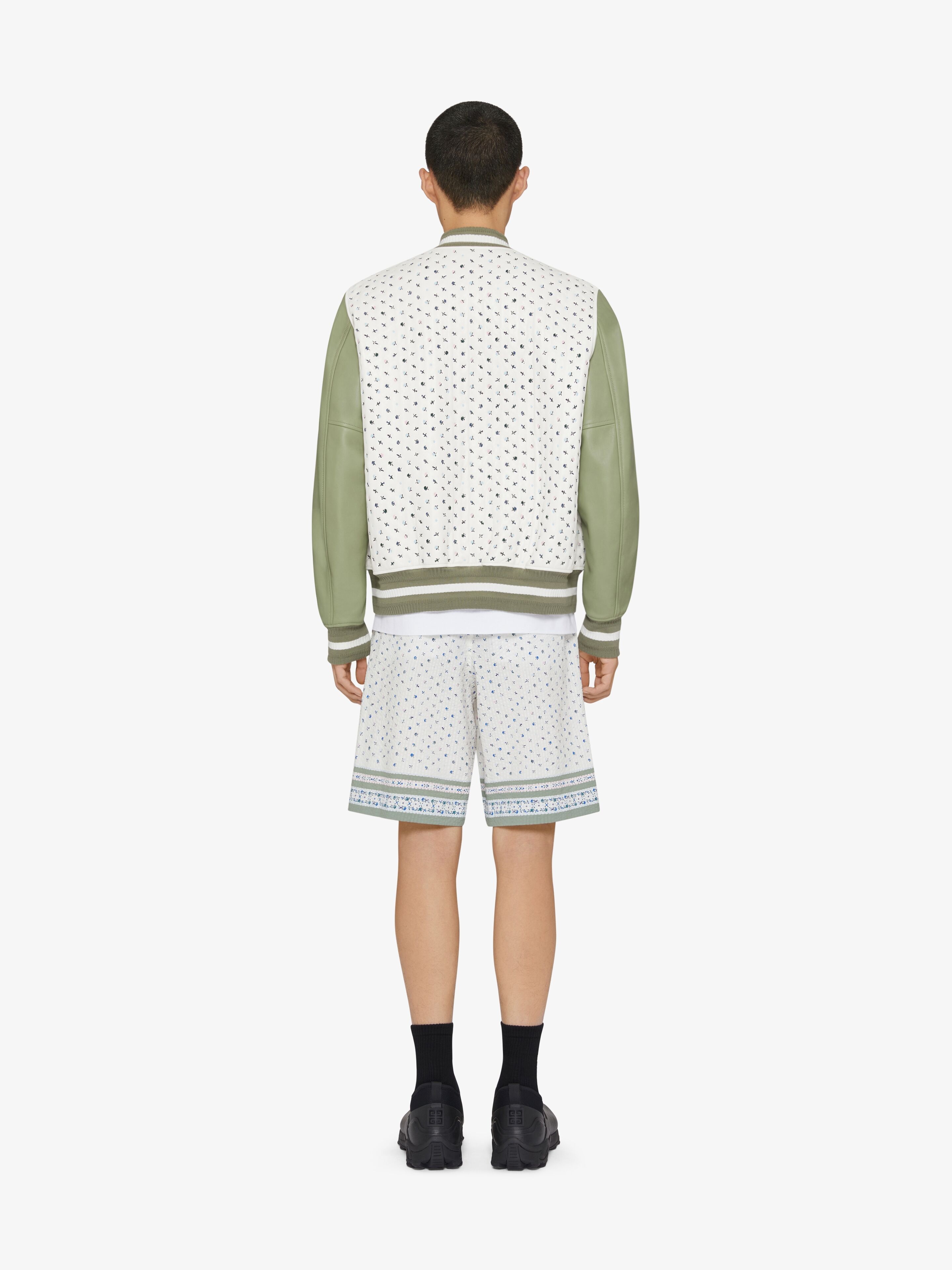 PRINTED BERMUDA SHORTS IN COTTON SEERSUCKER - 4