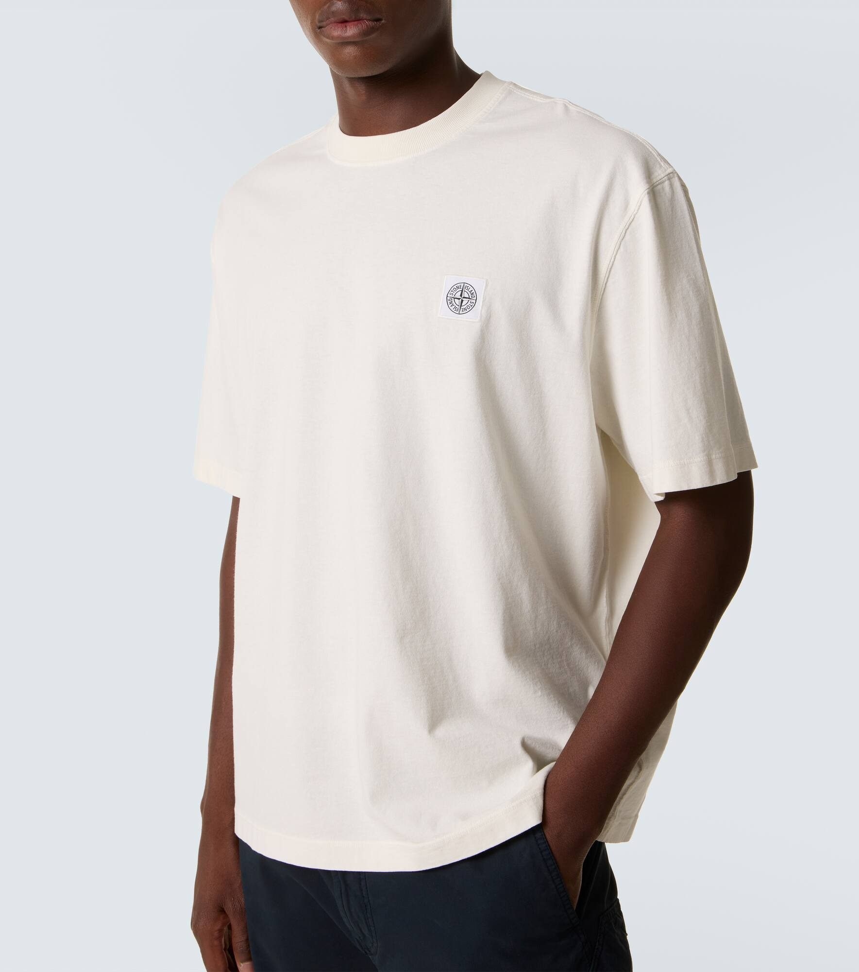 Embroidered cotton jersey T-shirt - 5