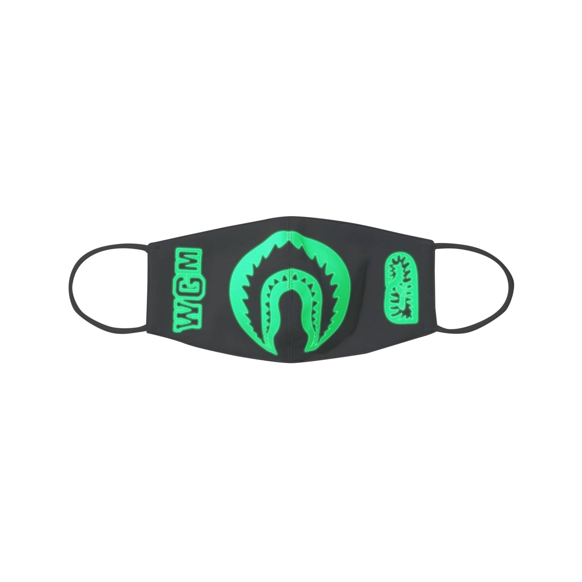 BAPE Glow In The Dark Shark Mask 'White' - 2