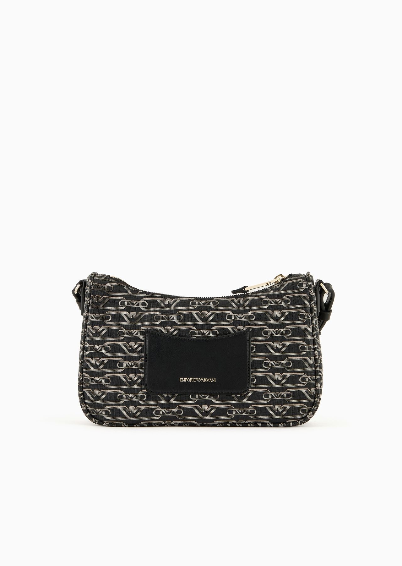 Baguette bag with all-over monogram print - 3