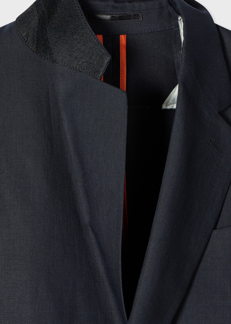 Paul Smith Navy Linen Suit outlook