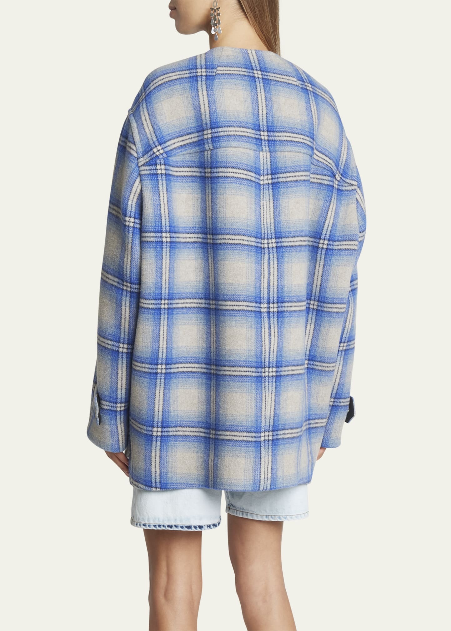 Efelia Plaid Coat - 3