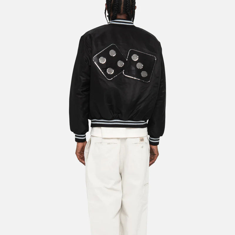Stussy Sequins Satin Jacket 'Black' 115718 - 4