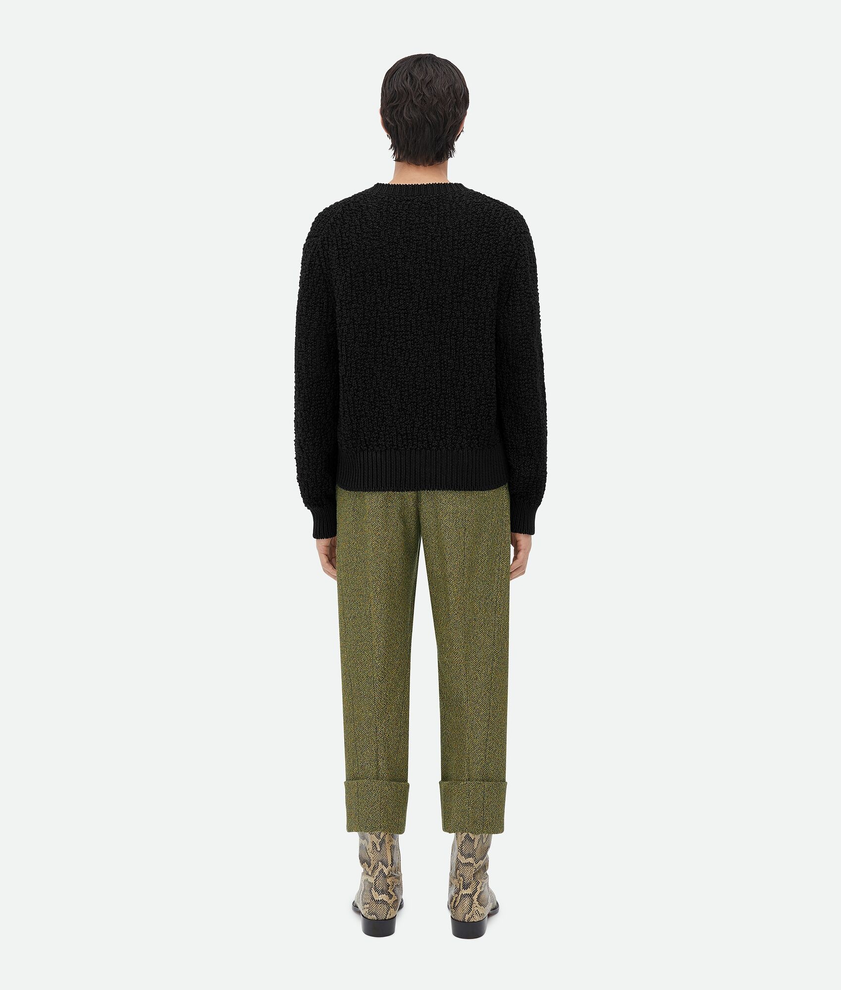 Relaxed Fit Heavy Cotton Jumper - 3