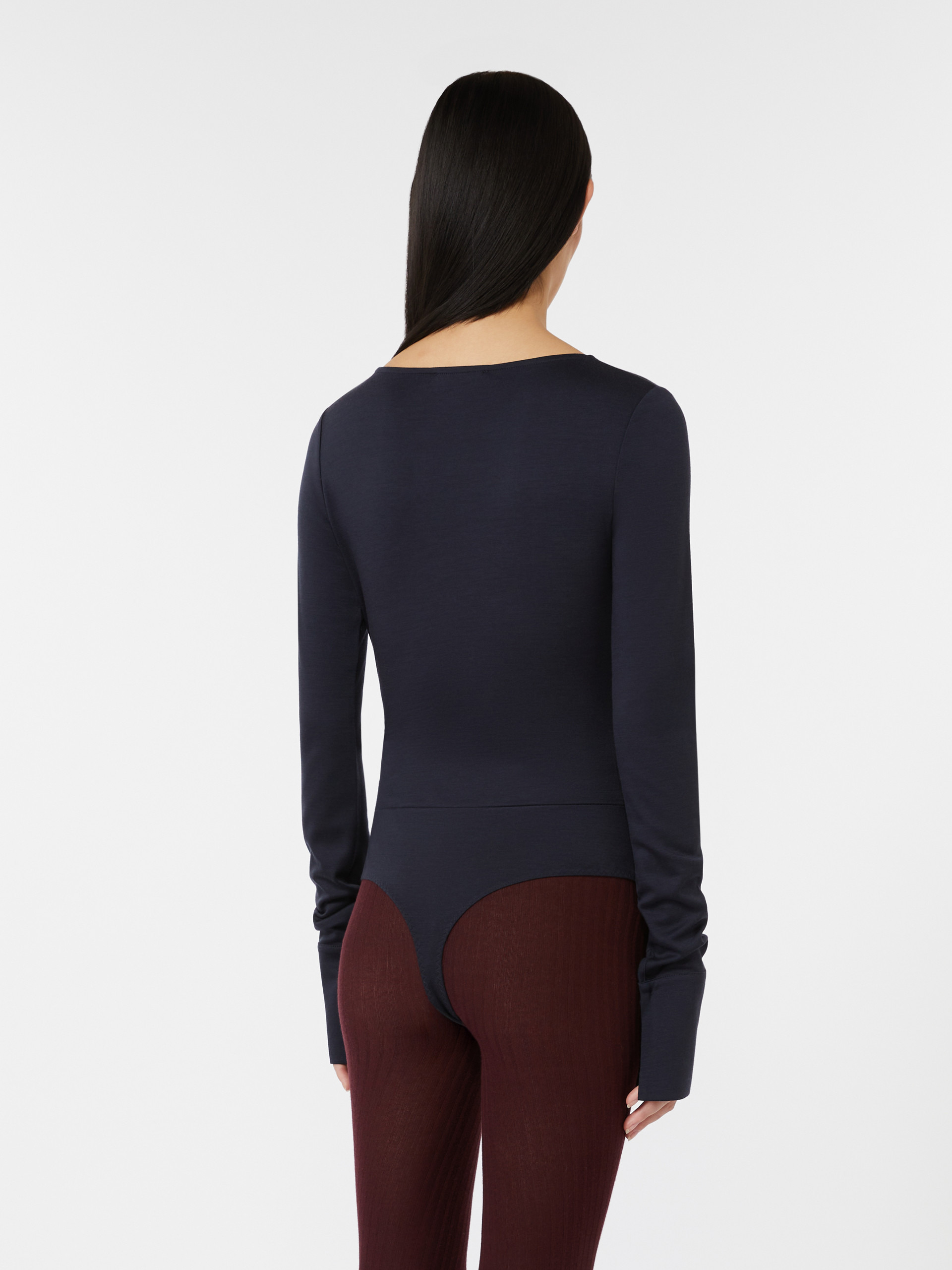 NIGELLA Wool jersey bodysuit - 4