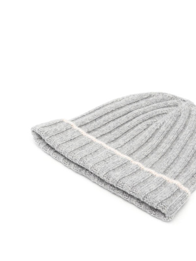 Brunello Cucinelli ribbed cashmere beanie outlook