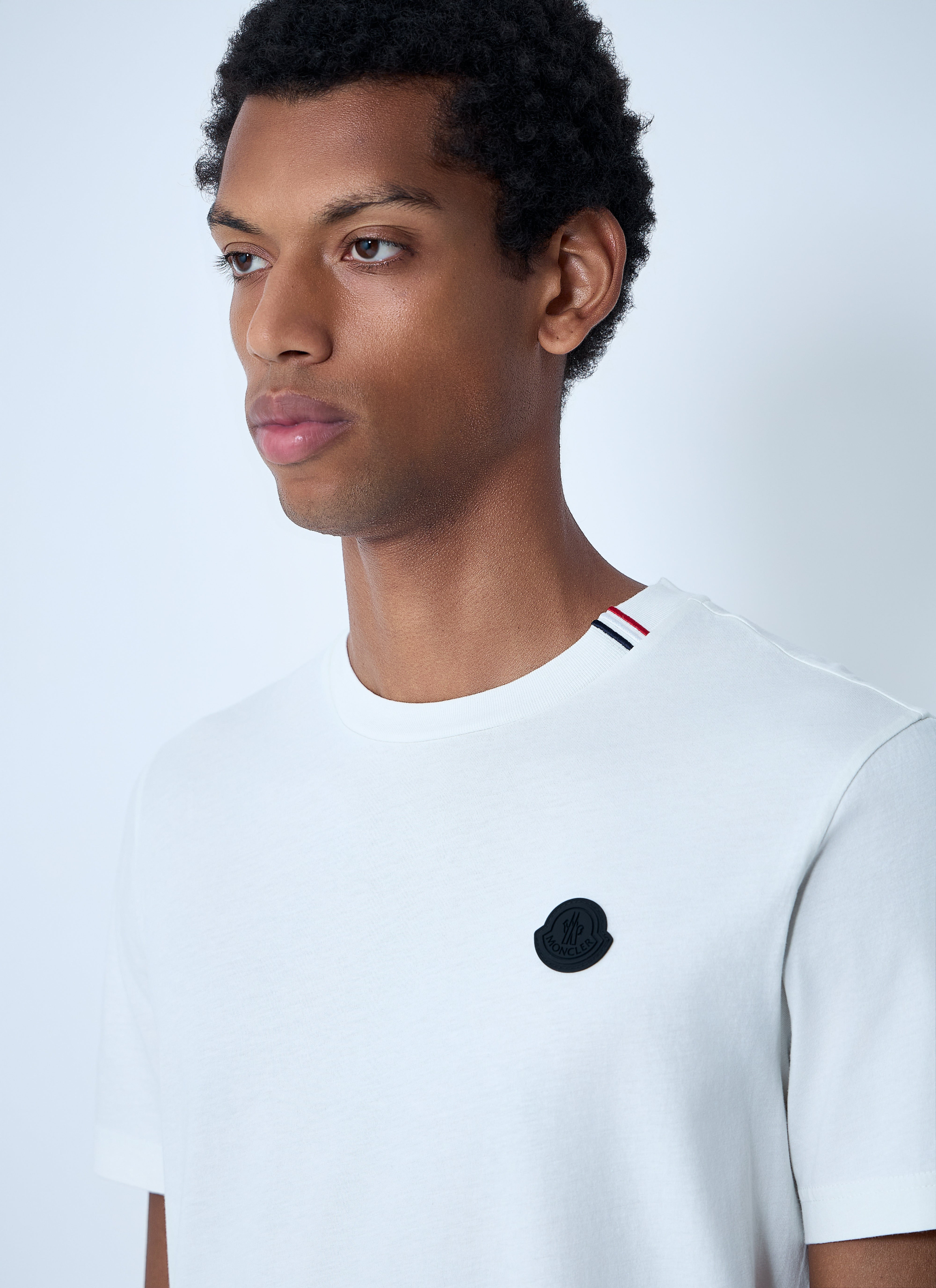 Moncler Men Logo Motif T-Shirt - 5