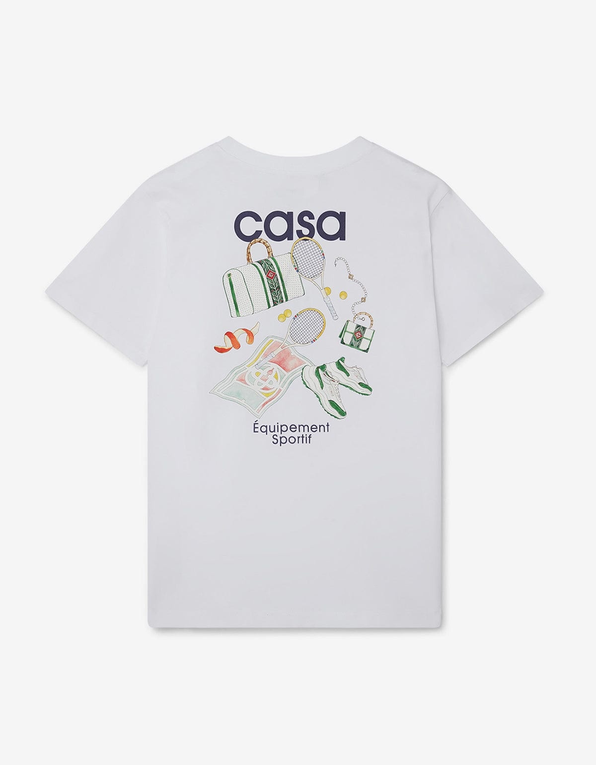 White Equipement Sportif Print T-Shirt - 2