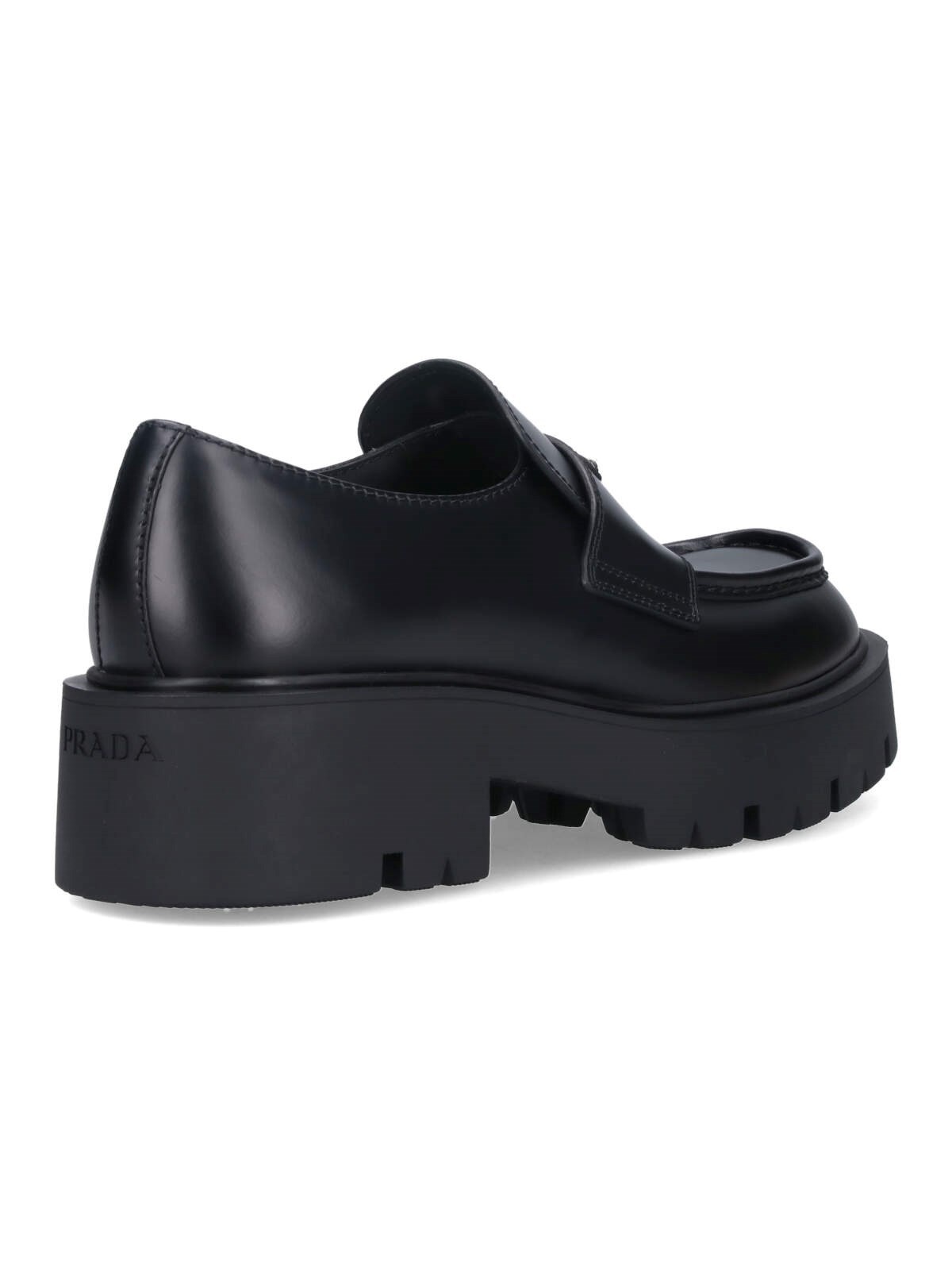 BRUSHED LEATHER LOAFERS - 4