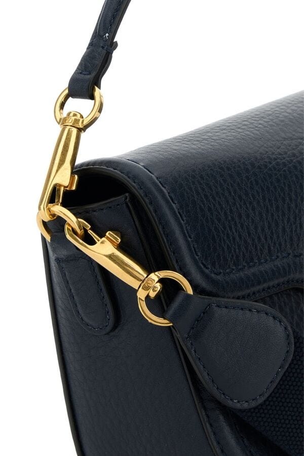 ショルダーバッグ・ポシェット VALENTINO MIDNIGHT BLUE LEATHER ALLTIME SHOULDER BAG Valentino Midnight blue leather Alltime shoulder bag