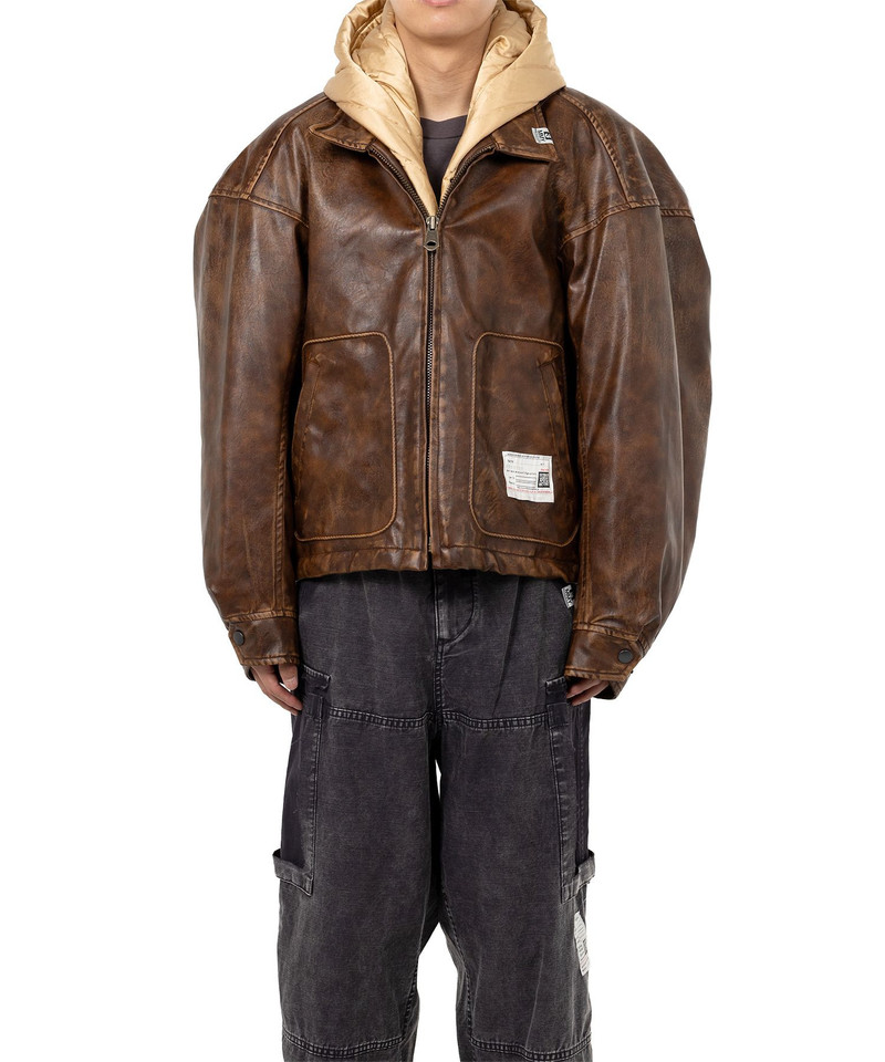 Extended Placket Hood Coated Jacket 14