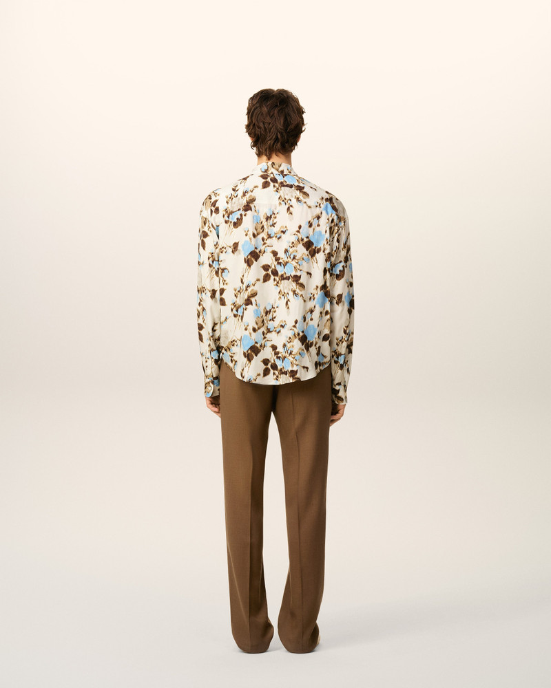 BLUE FLOWER PRINTED BOXY SHIRT 20