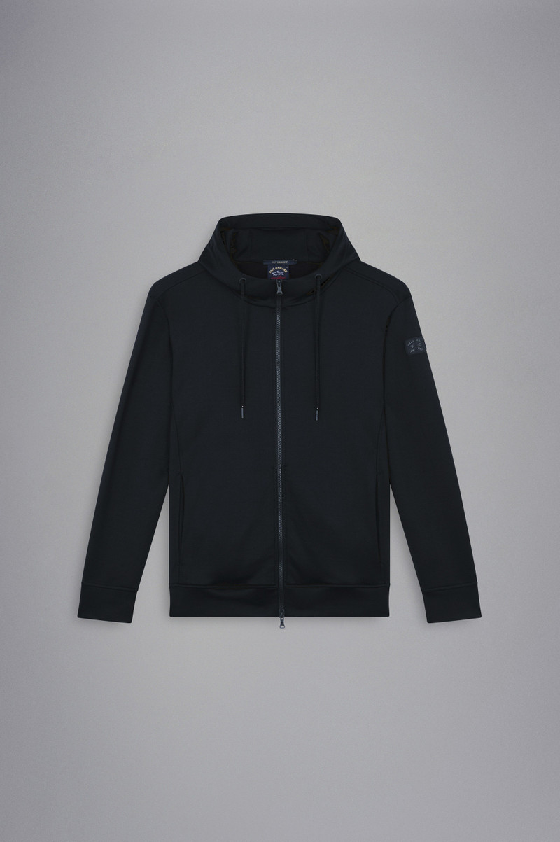 NYLON ZIPPED SWEATSHIRT - 1