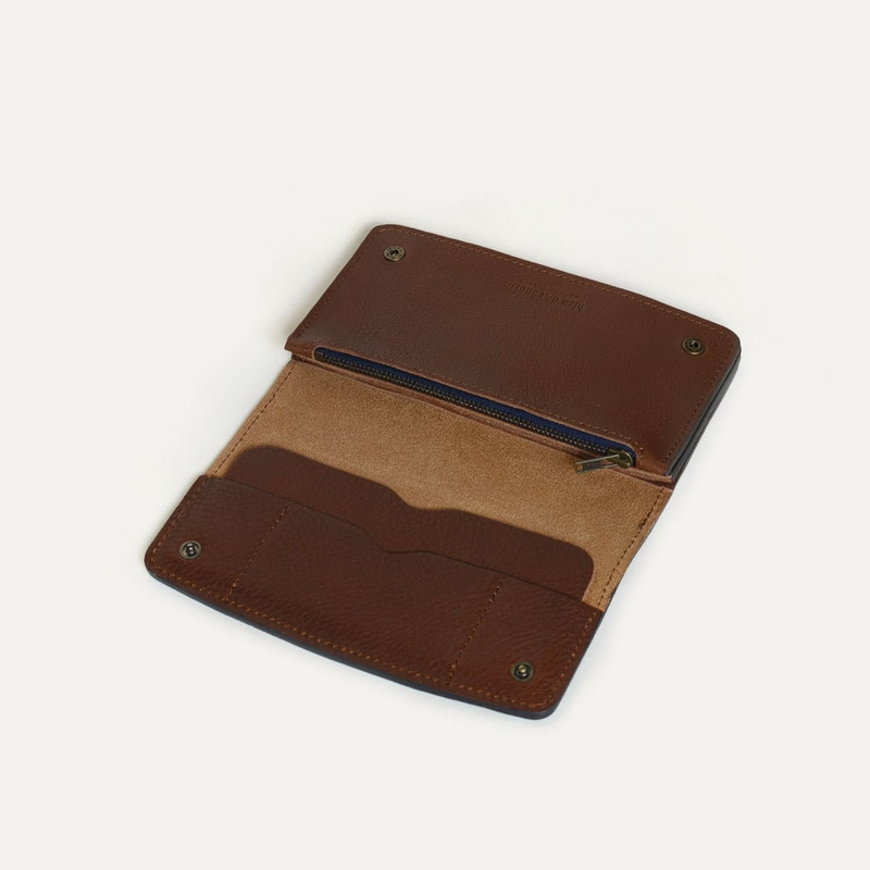 Bleu de Chauffe MALTESE WALLET  -  AMBER BROWN outlook